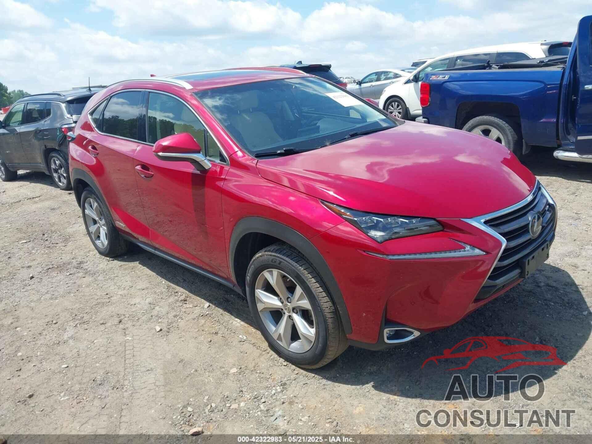 LEXUS NX 300H 2017 - JTJBJRBZ5H2056423