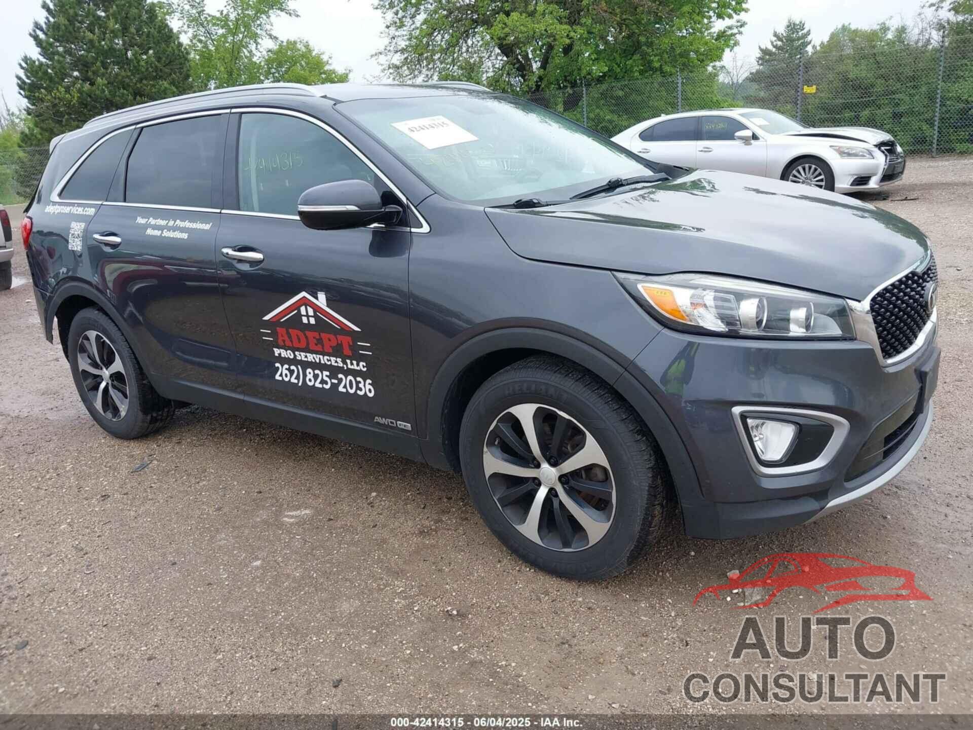 KIA SORENTO 2016 - 5XYPHDA5XGG159251