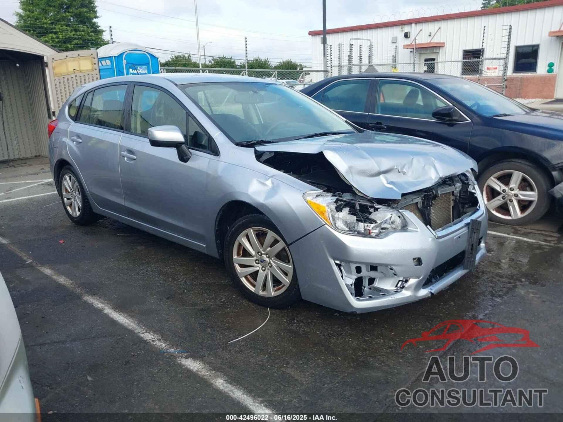 SUBARU IMPREZA 2015 - JF1GPAC64FH280022