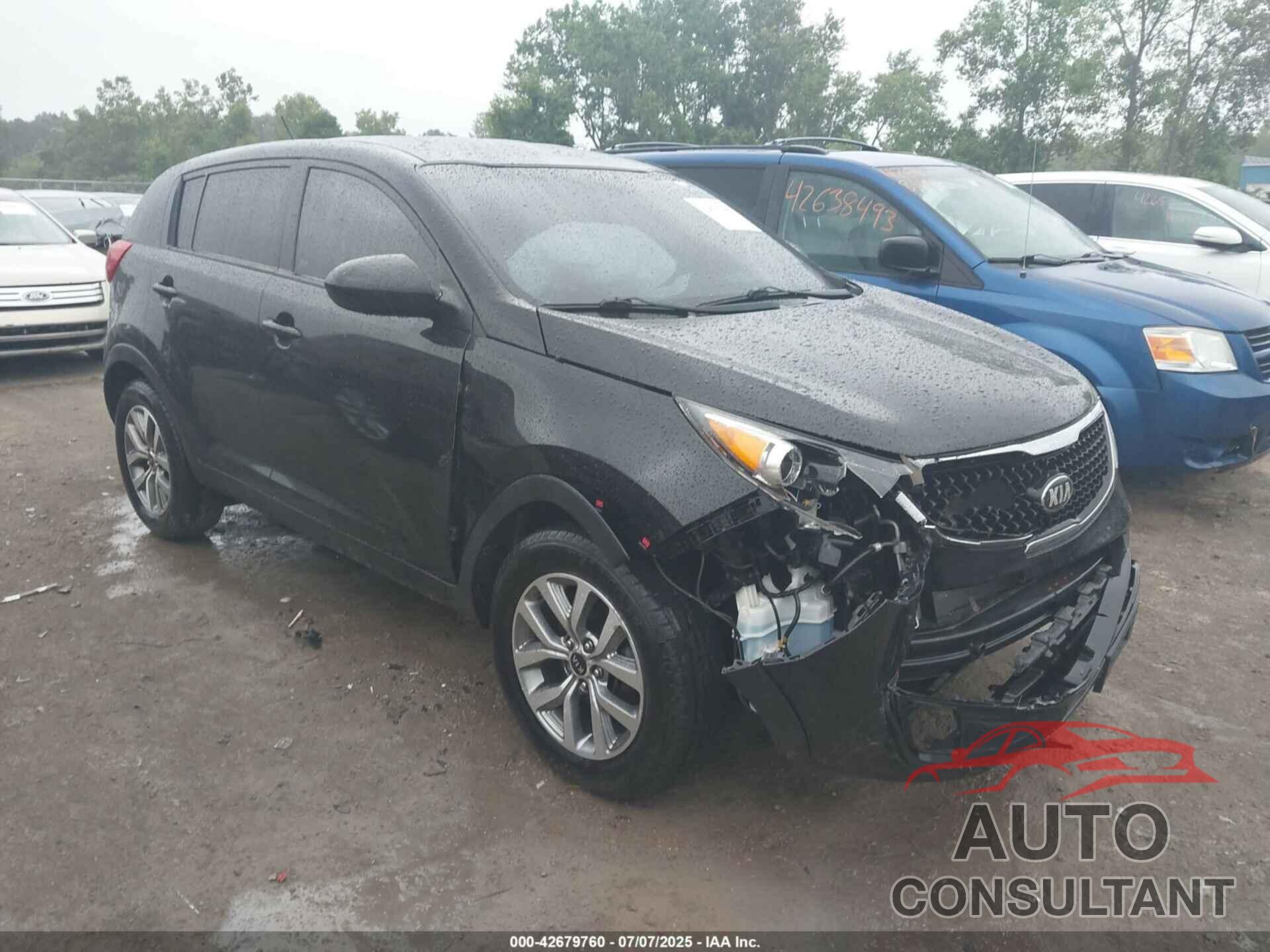 KIA SPORTAGE 2016 - KNDPB3AC9G7823160