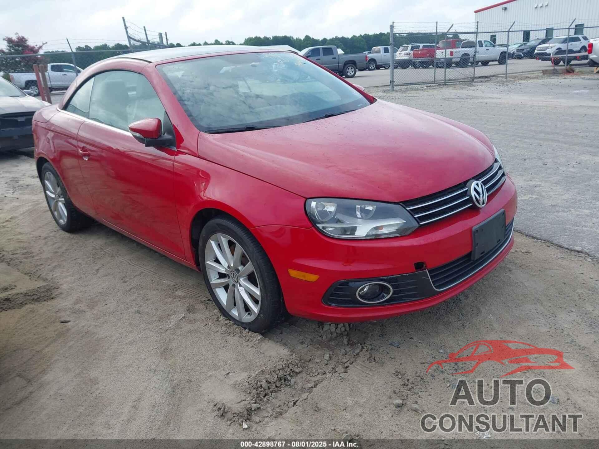 VOLKSWAGEN EOS 2012 - WVWBW7AH7CV019852