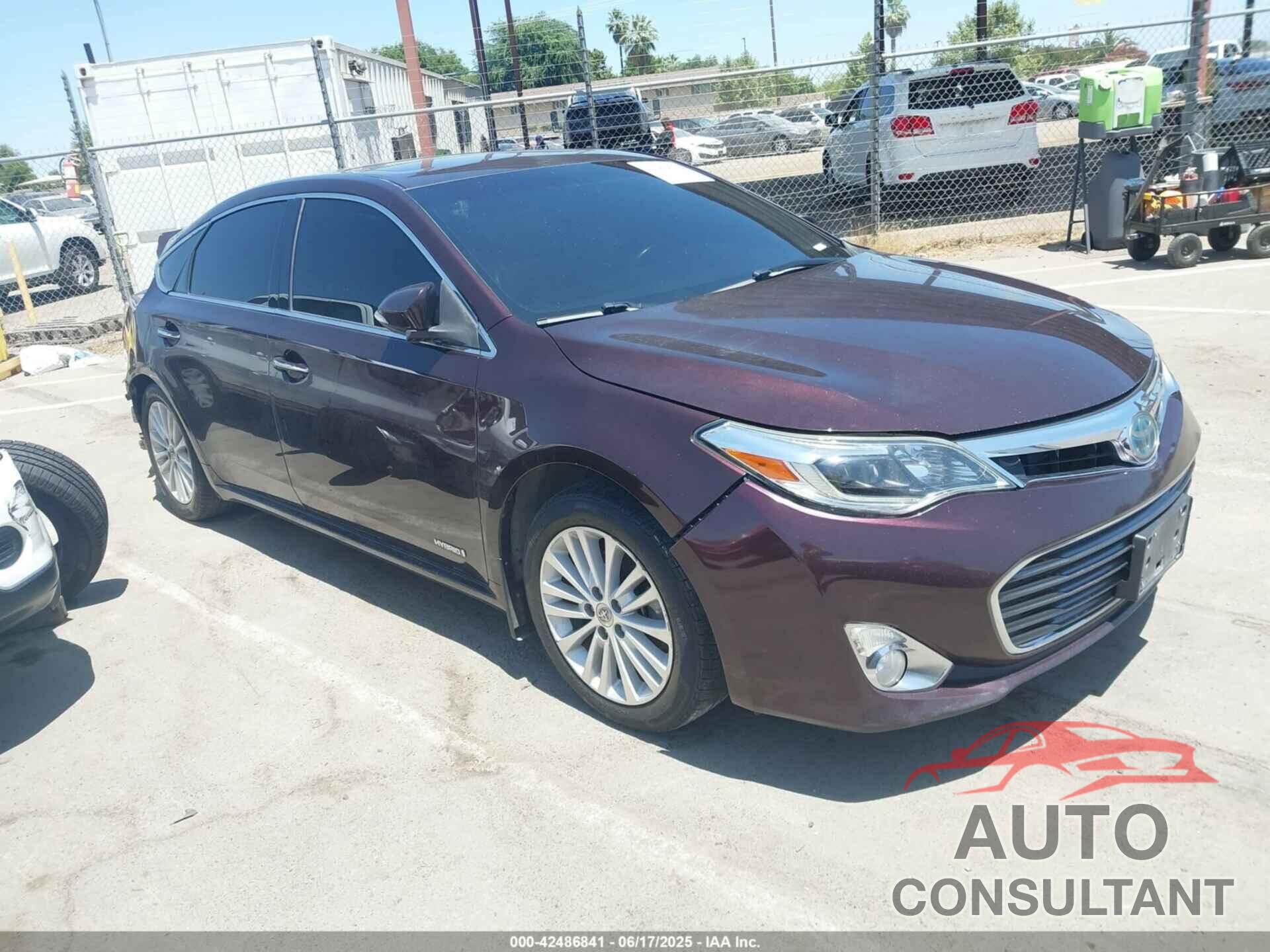 TOYOTA AVALON HYBRID 2014 - 4T1BD1EB2EU022185