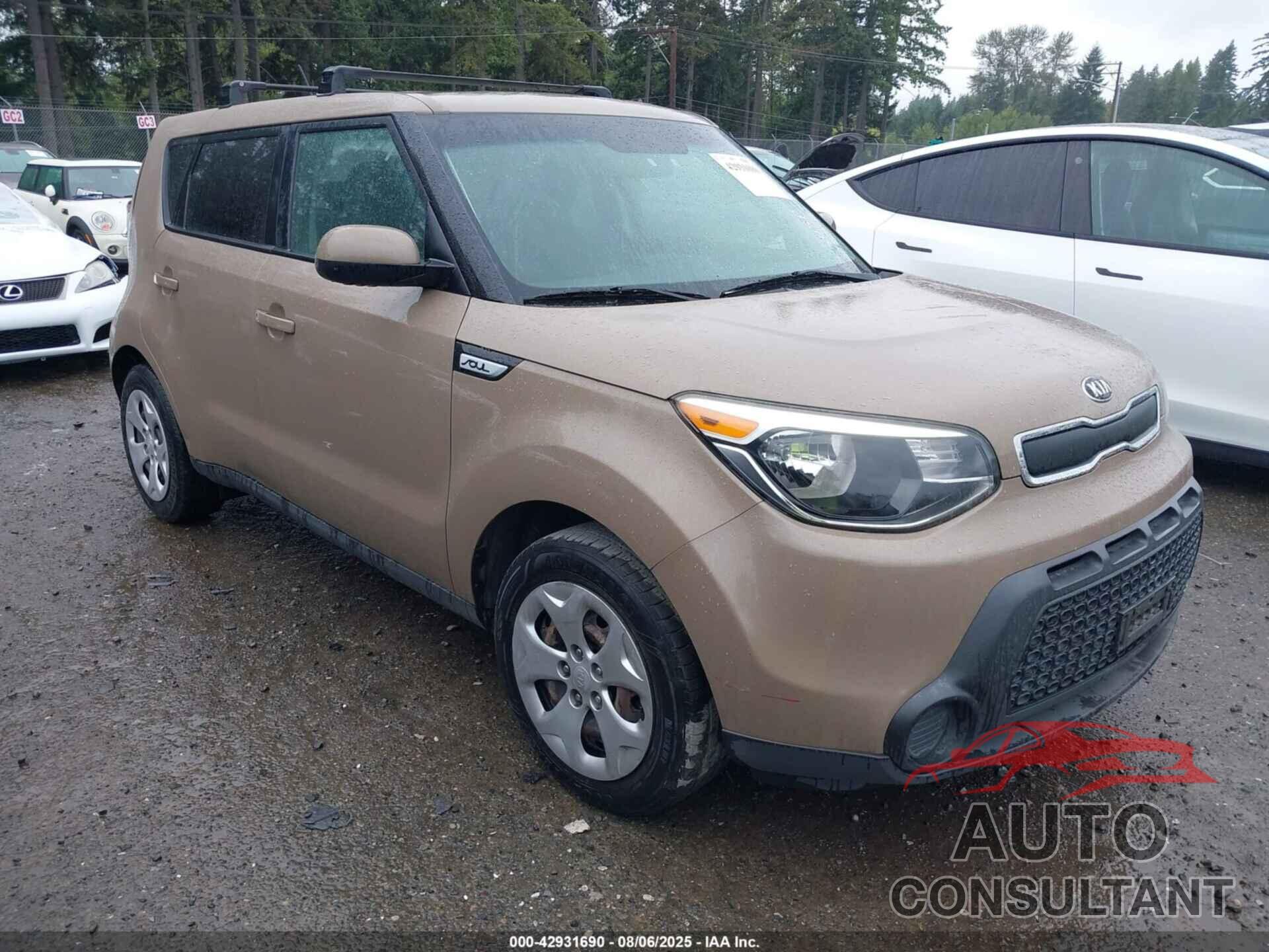 KIA SOUL 2015 - KNDJN2A21F7231698