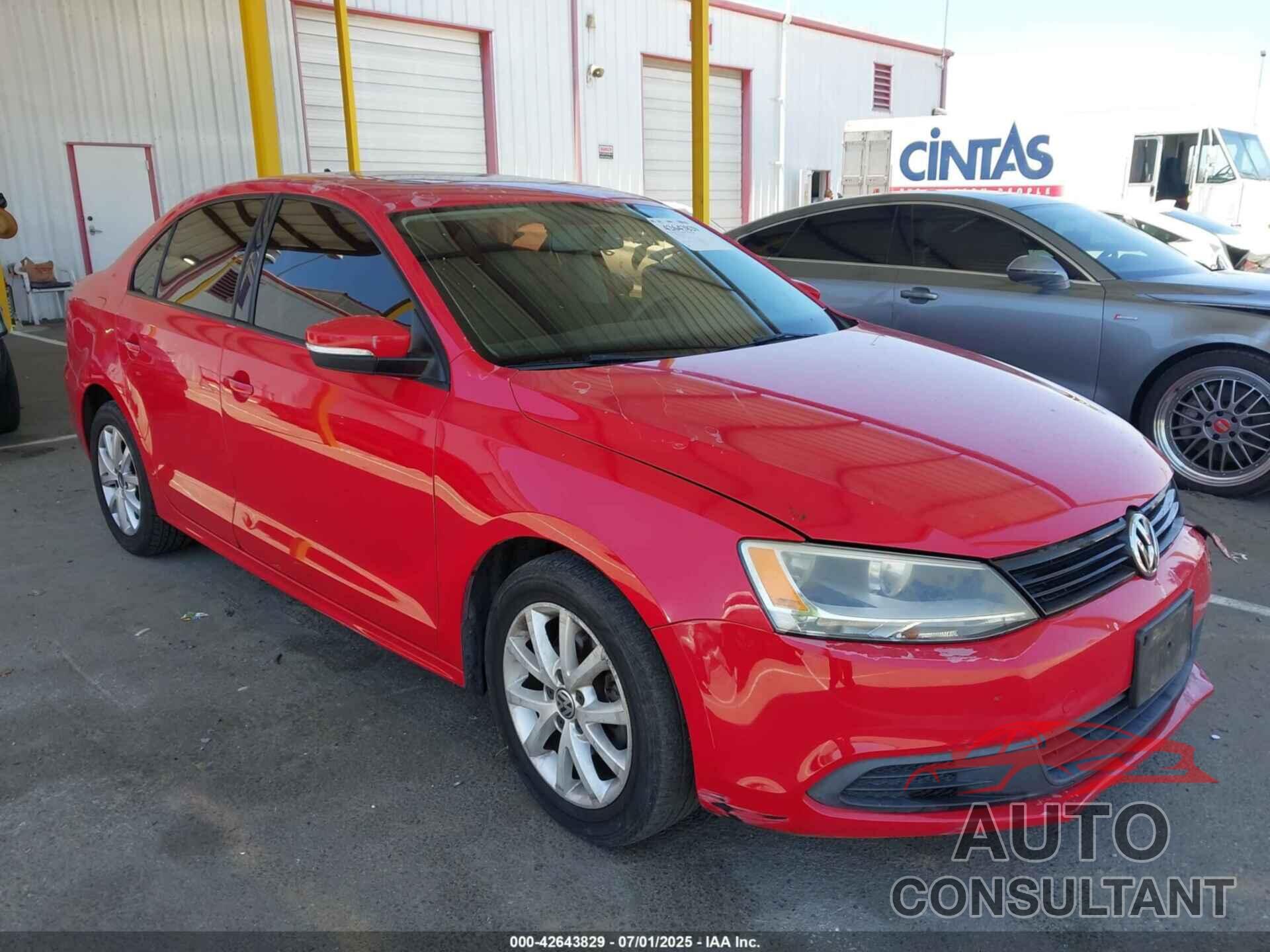 VOLKSWAGEN JETTA 2012 - 3VWDP7AJ6CM372289