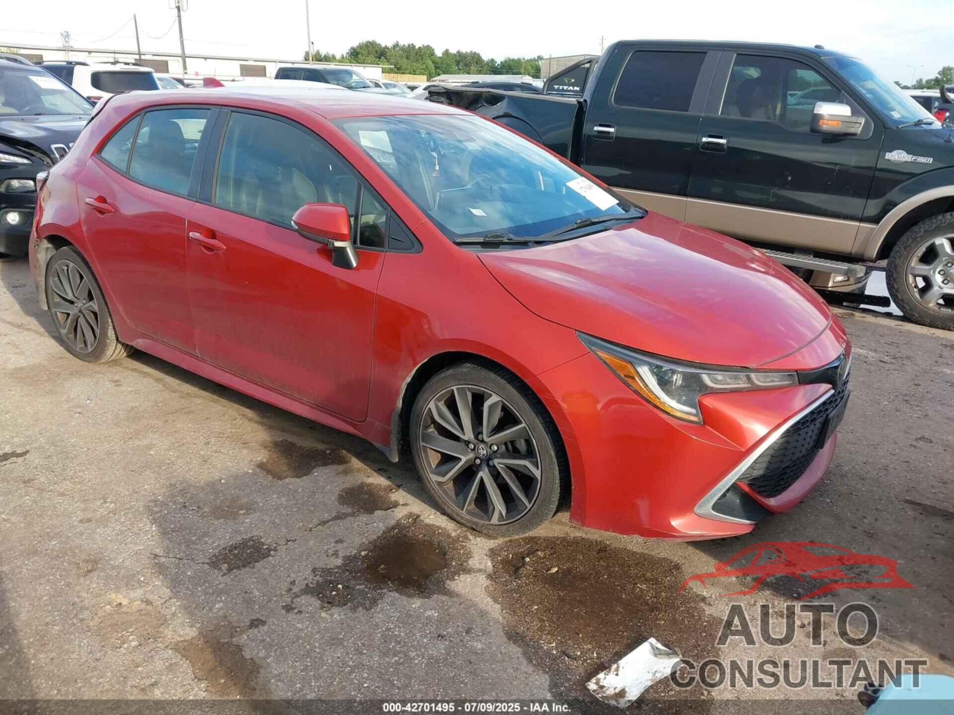 TOYOTA COROLLA 2019 - JTNK4RBEXK3000322