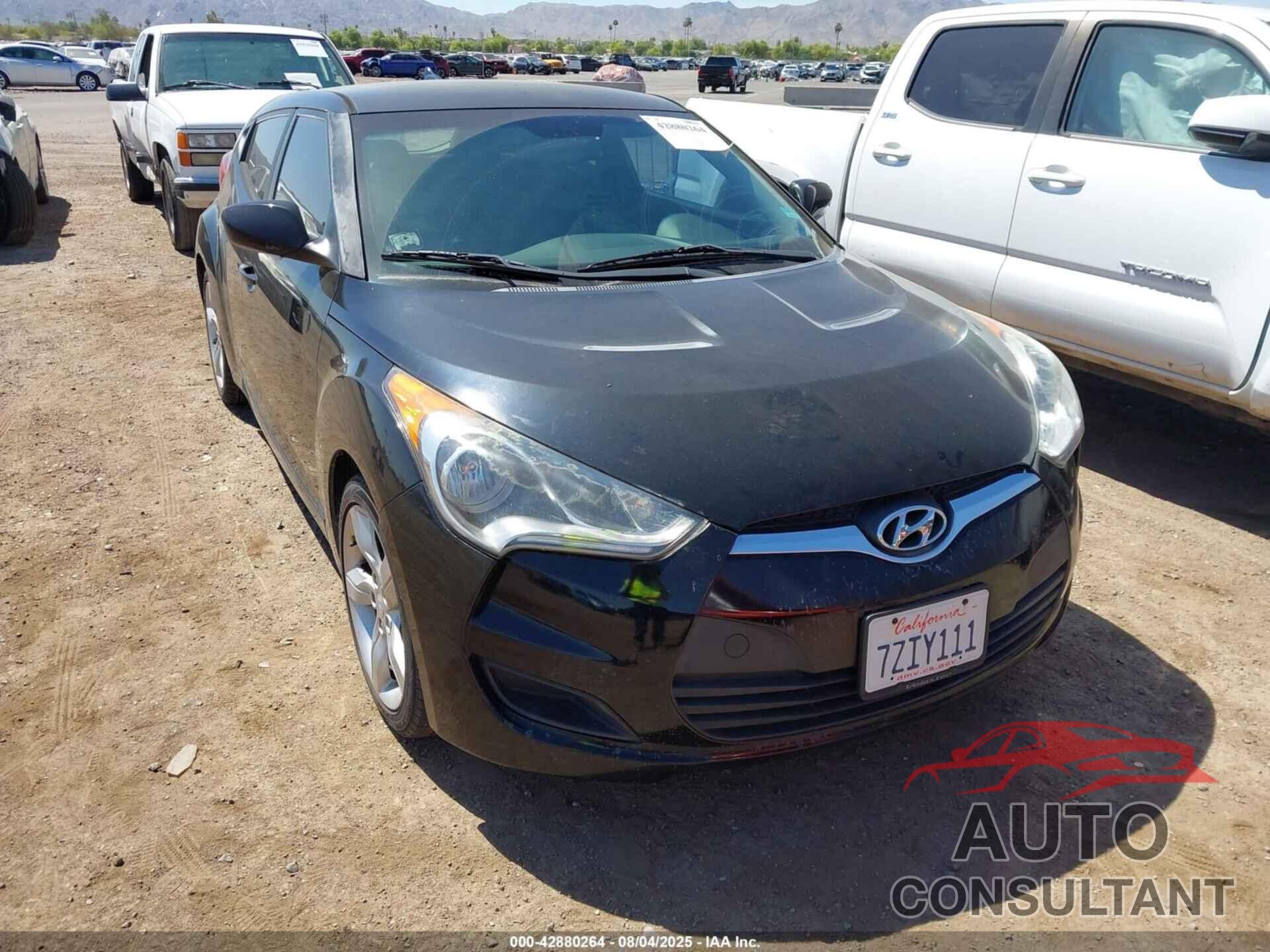HYUNDAI VELOSTER 2012 - KMHTC6AD3CU046570