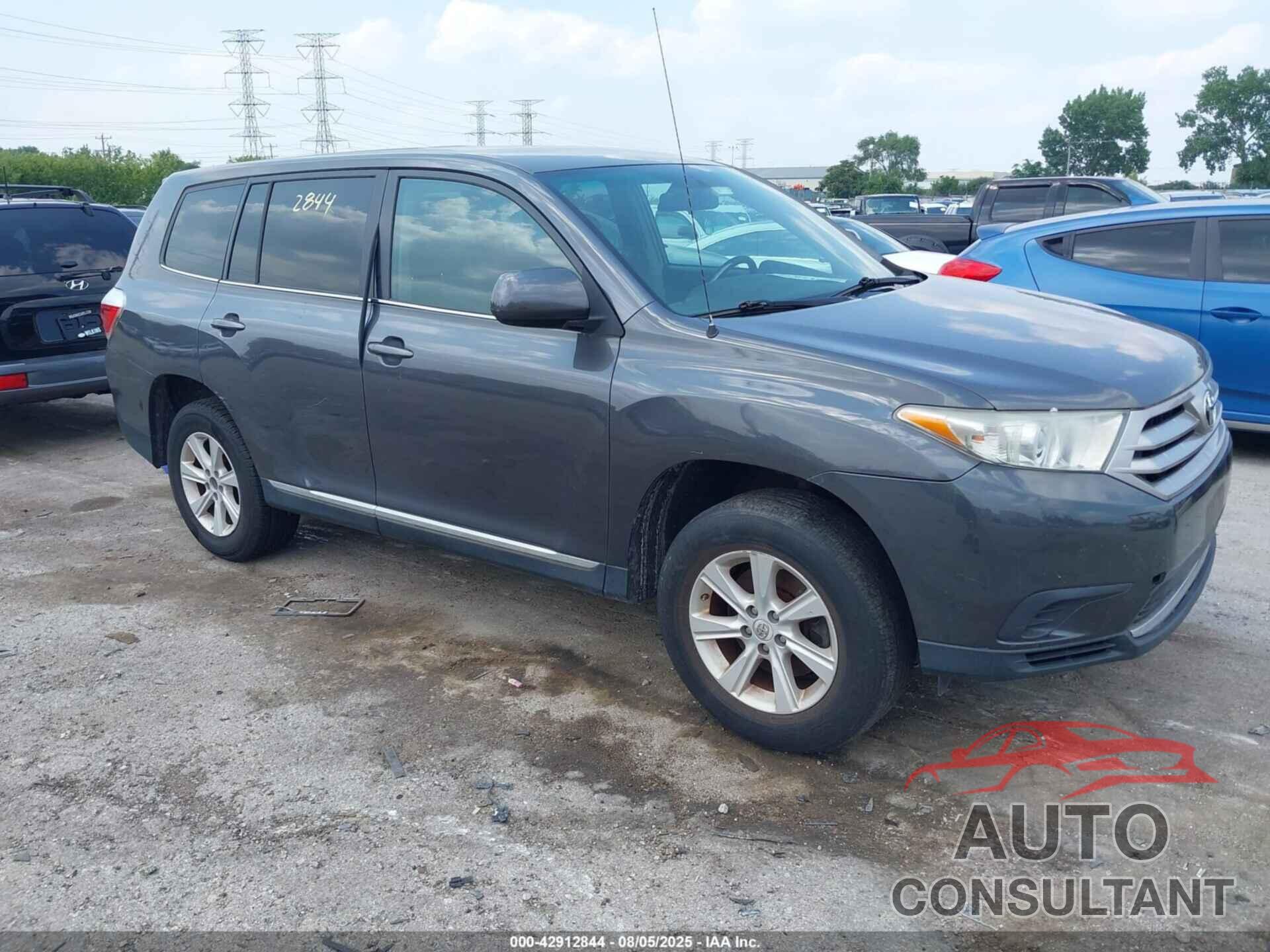 TOYOTA HIGHLANDER 2011 - 5TDZA3EH5BS012388