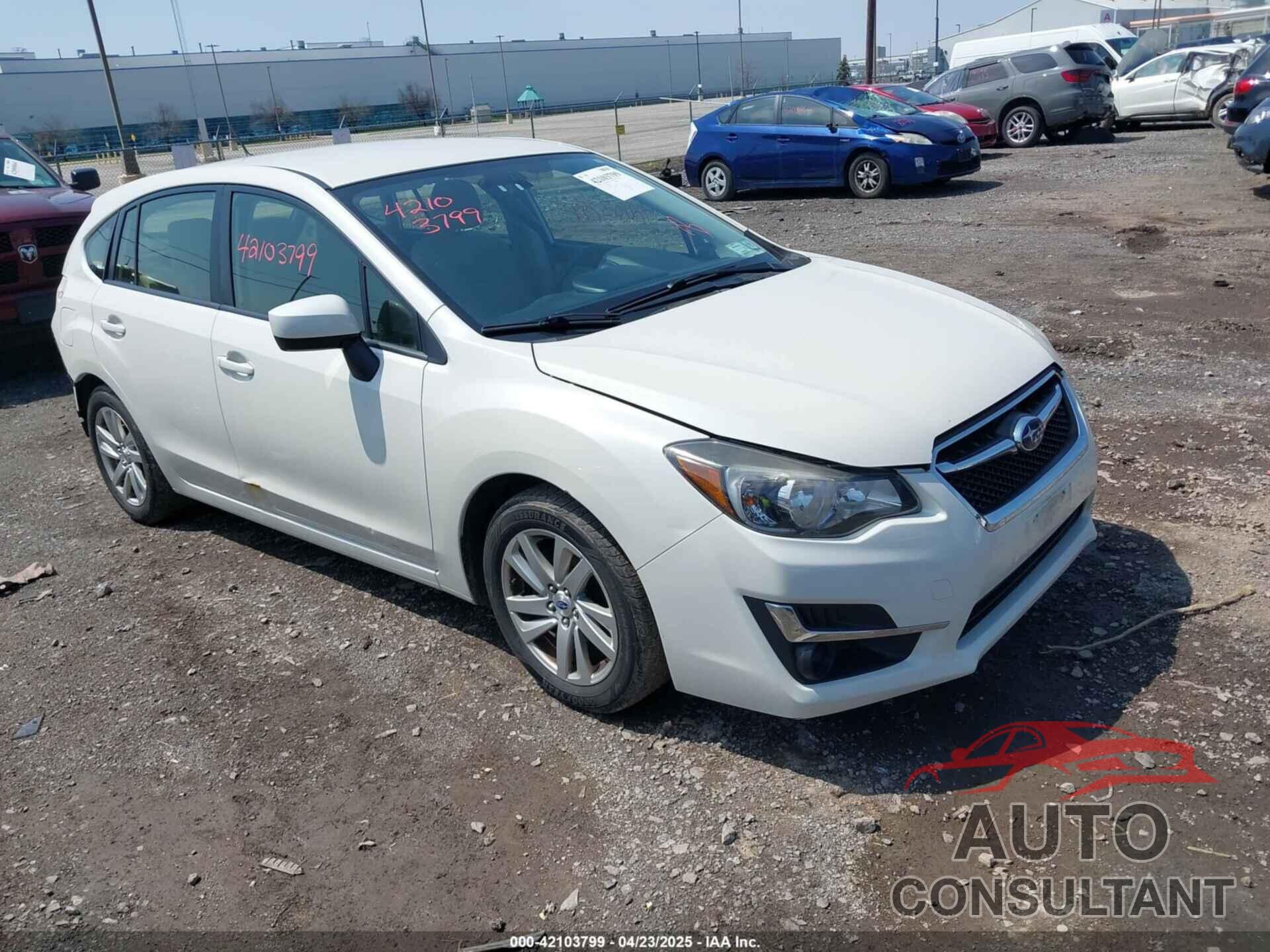 SUBARU IMPREZA 2016 - JF1GPAB62G8297954