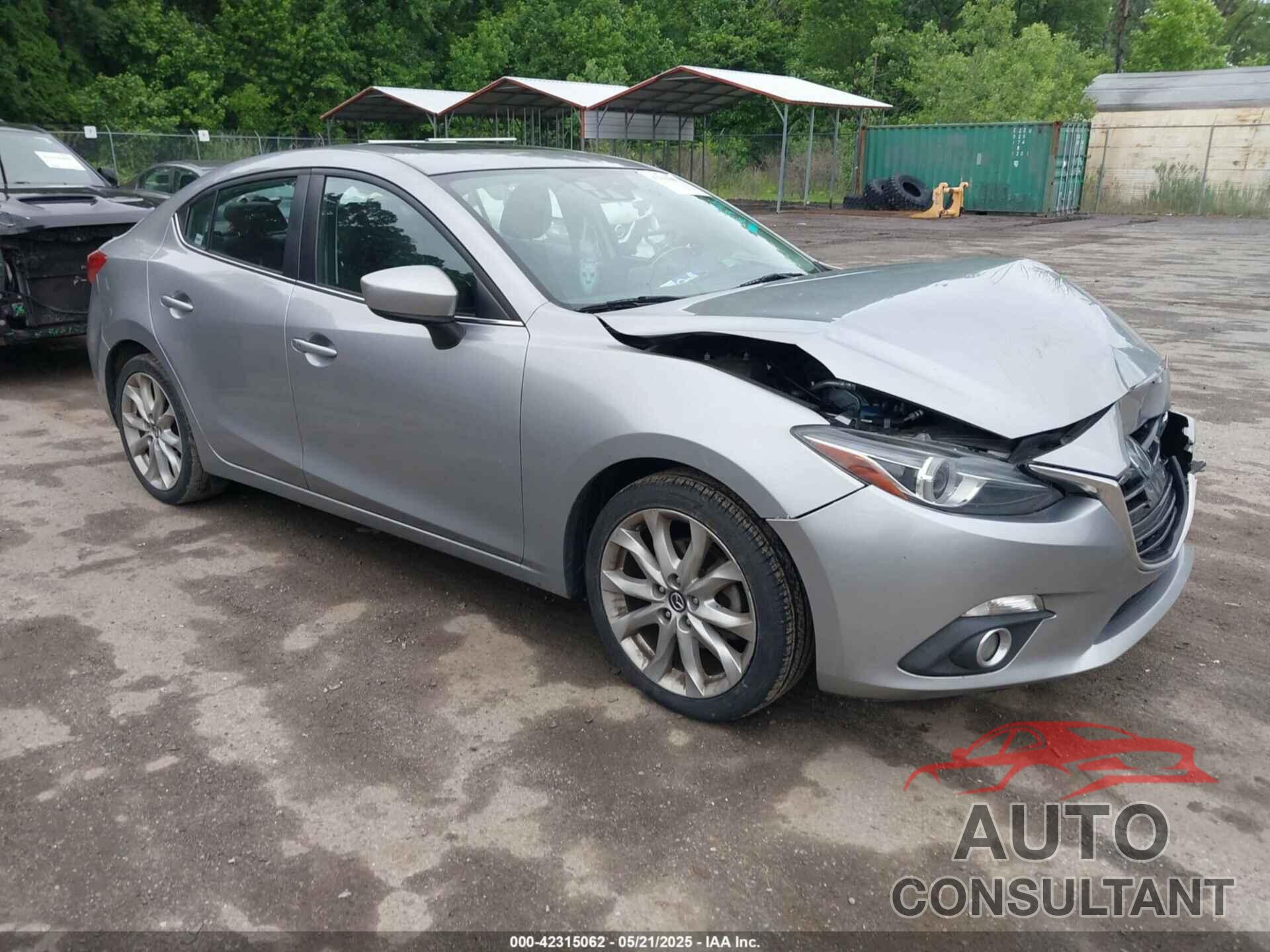 MAZDA MAZDA3 2014 - JM1BM1W36E1206915