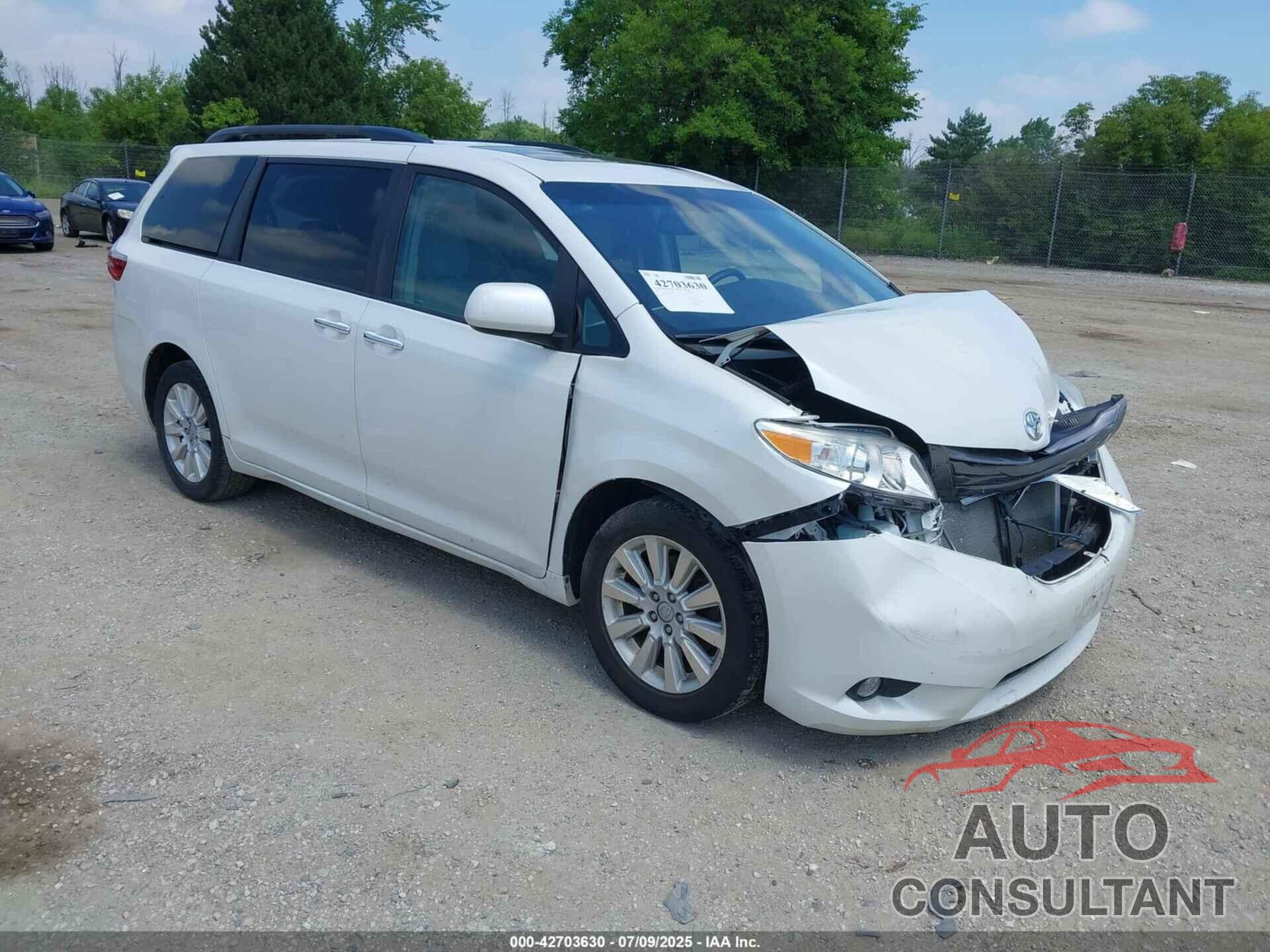 TOYOTA SIENNA 2015 - 5TDDK3DC2FS124228