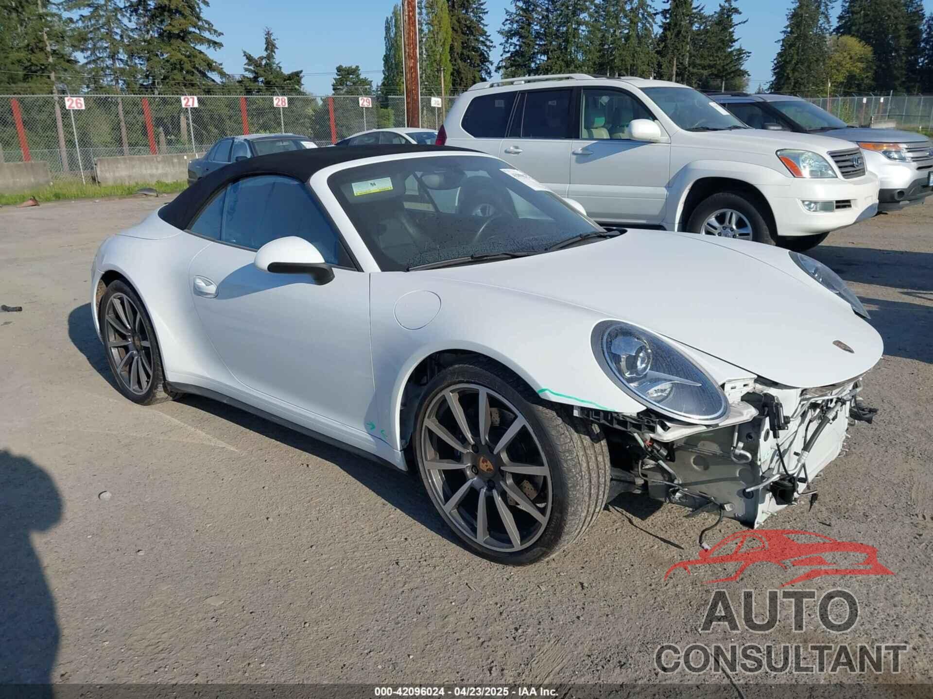 PORSCHE 911 2013 - WP0CA2A90DS141275