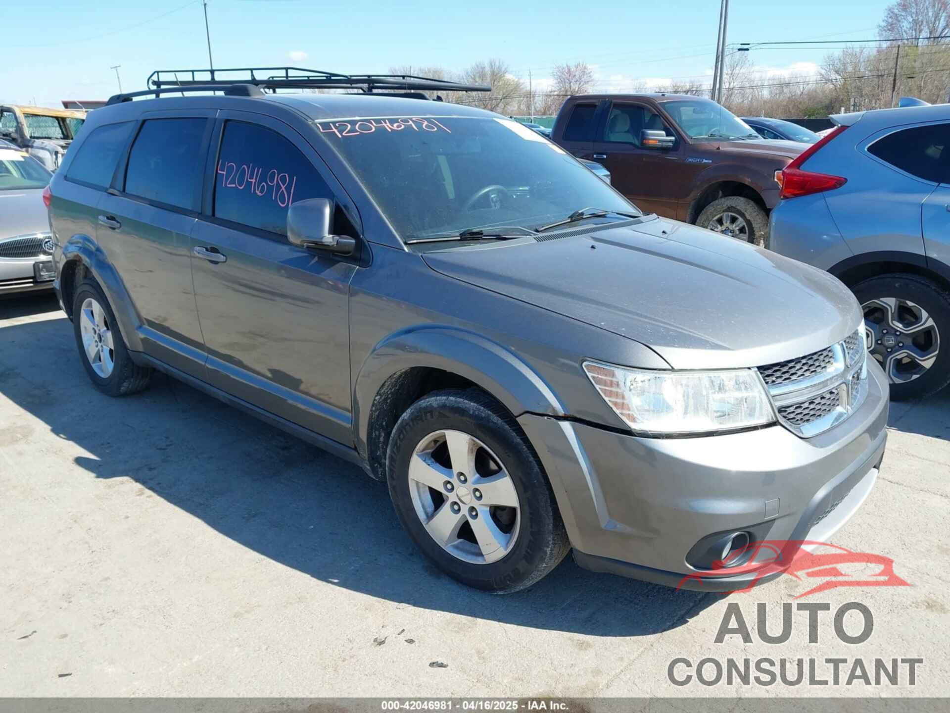 DODGE JOURNEY 2012 - 3C4PDDBG0CT258269