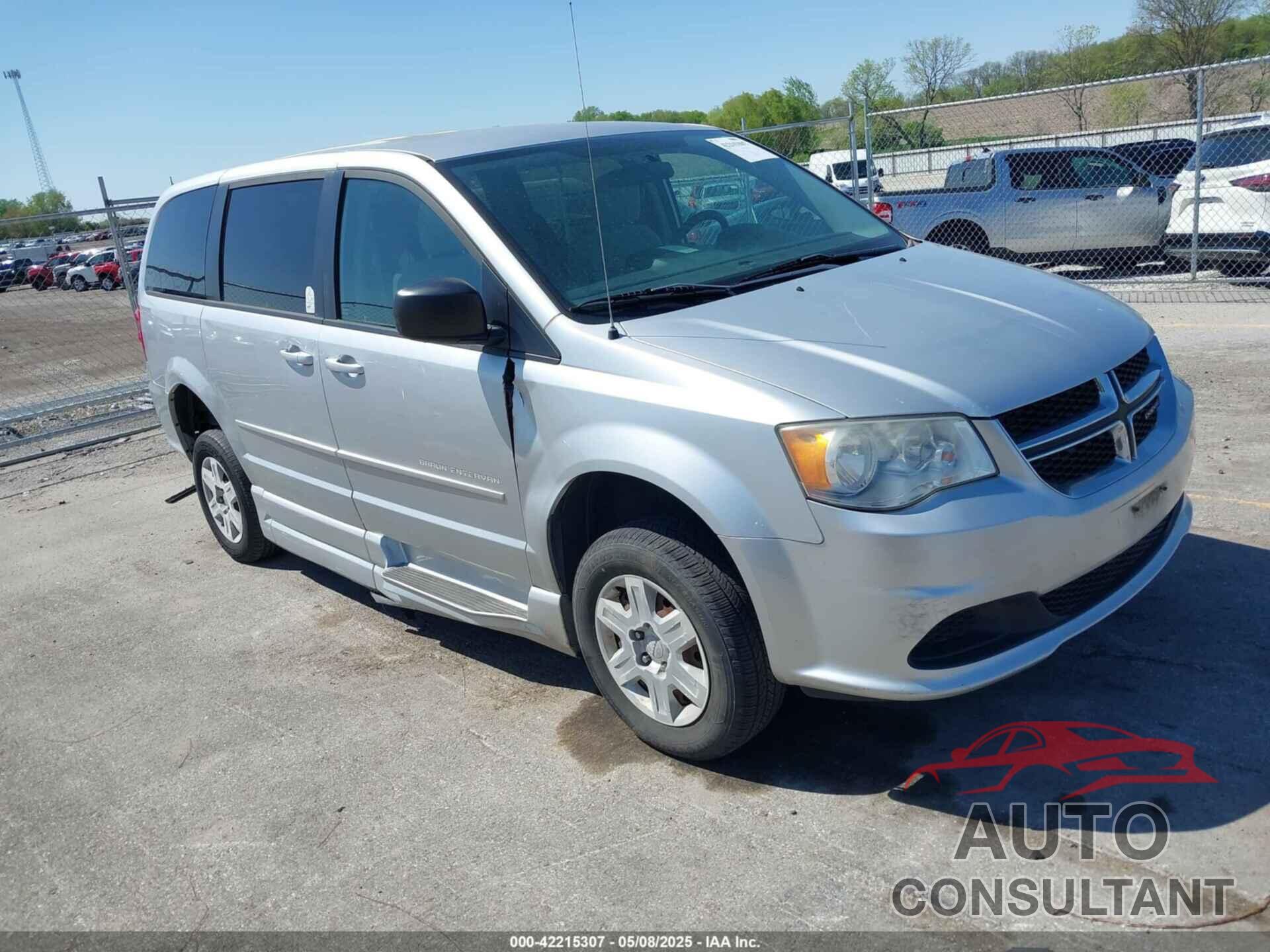 DODGE GRAND CARAVAN 2012 - 2C4RDGBGXCR369862