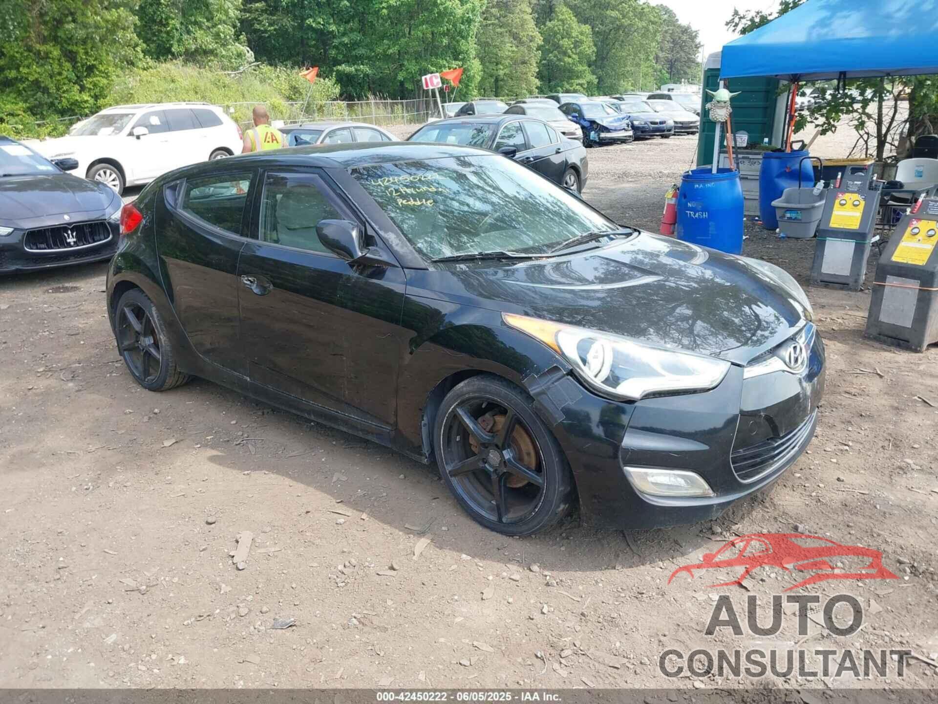 HYUNDAI VELOSTER 2012 - KMHTC6AD4CU047582