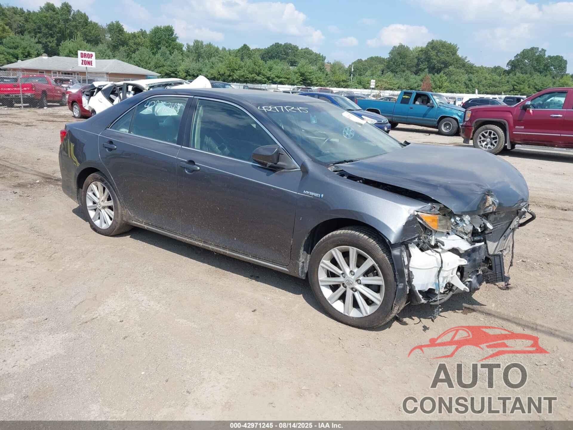 TOYOTA CAMRY HYBRID 2012 - 4T1BD1FKXCU026710