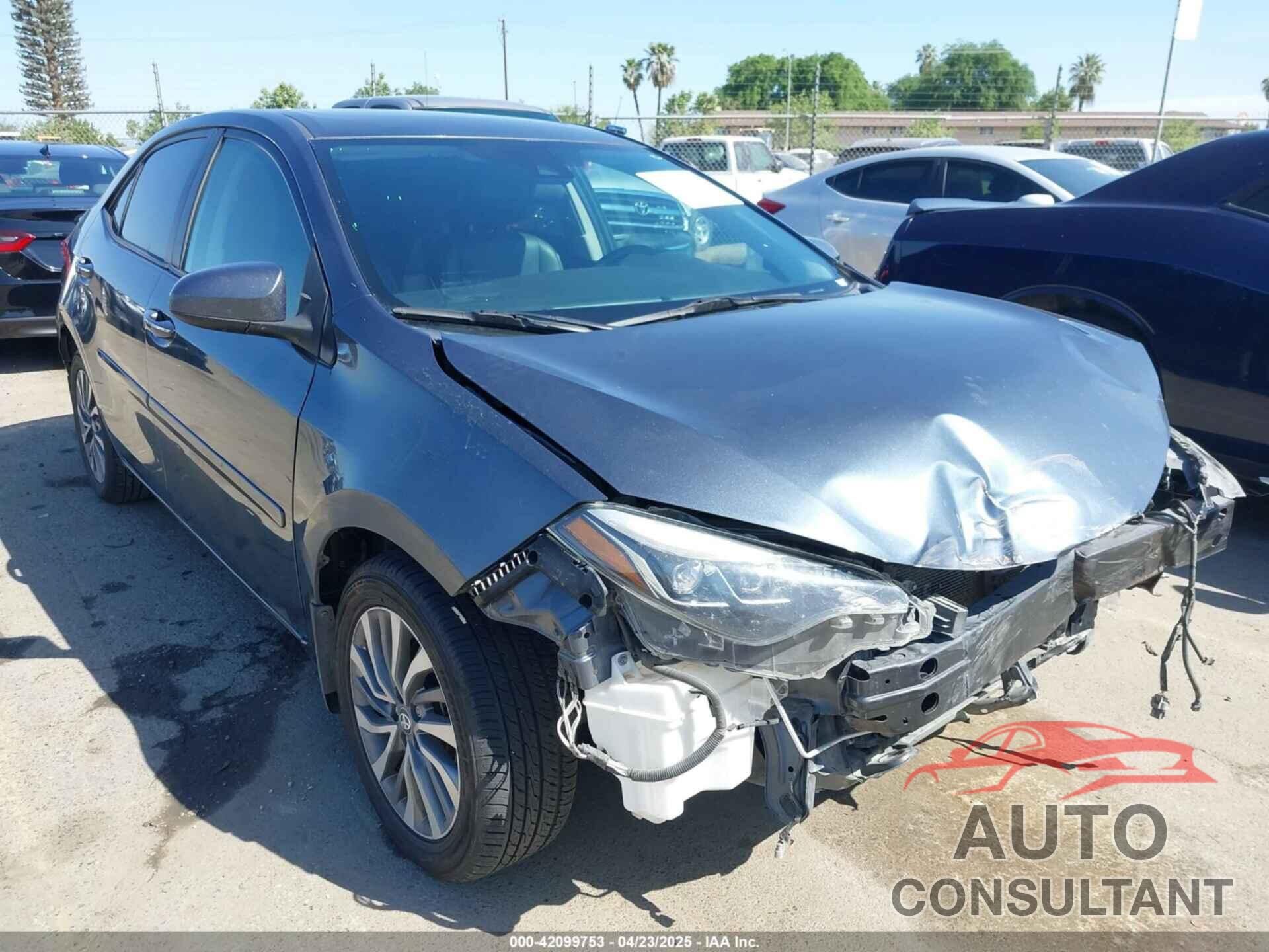 TOYOTA COROLLA 2019 - 2T1BURHE1KC187050