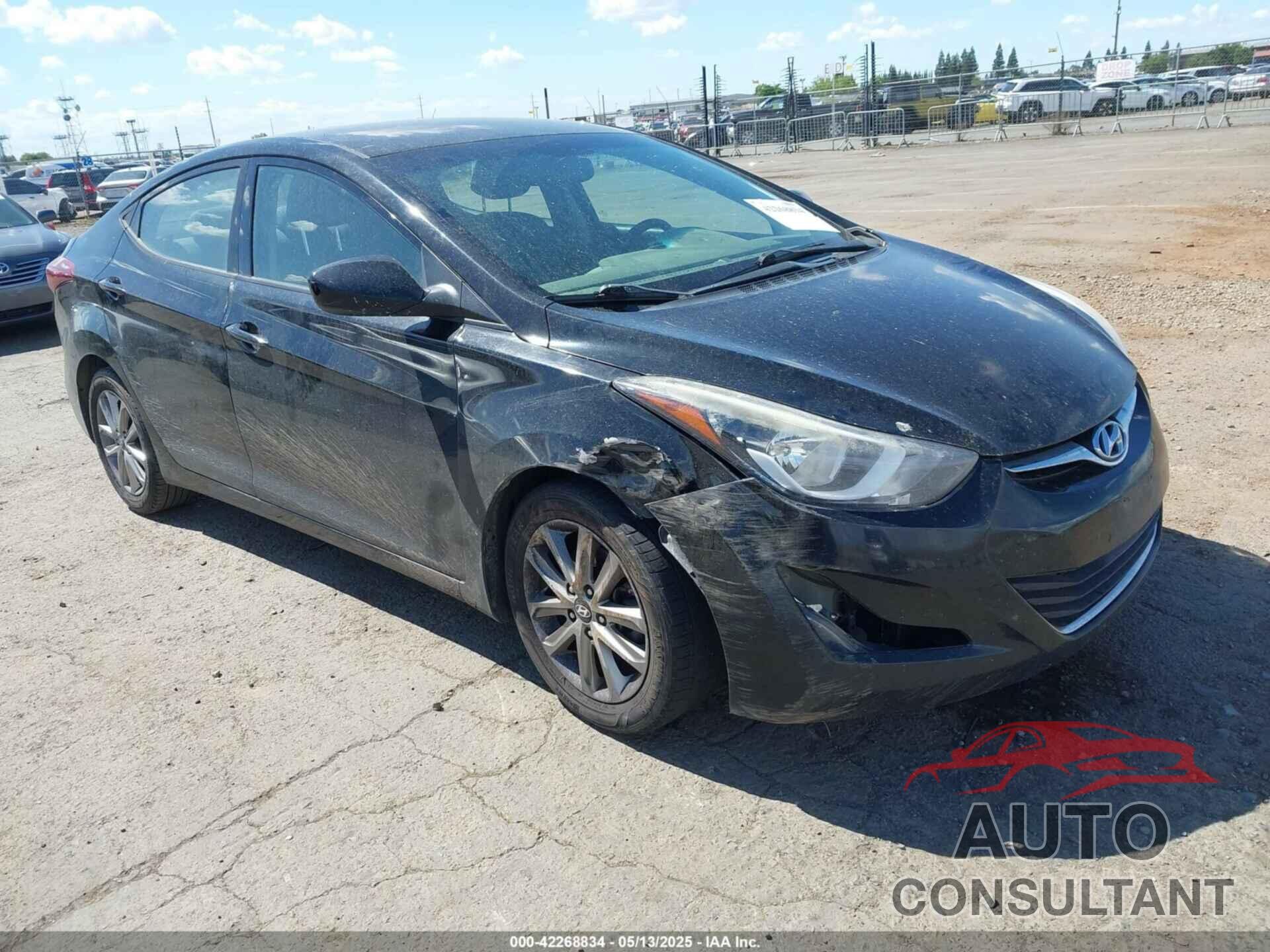 HYUNDAI ELANTRA 2014 - KMHDH4AE0EU060089