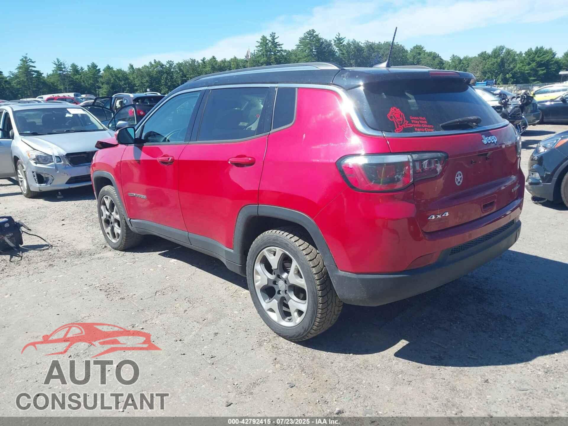 JEEP COMPASS 2018 - 3C4NJDCB7JT280897