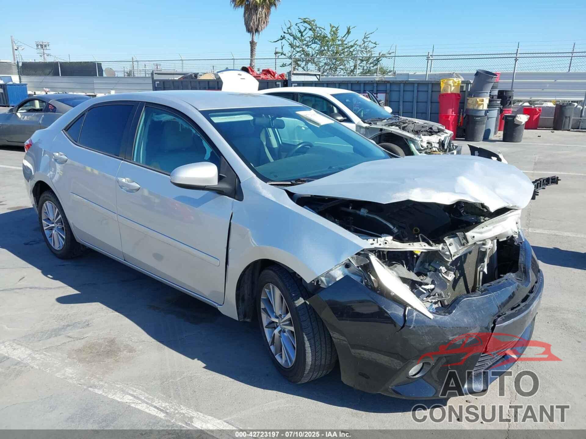TOYOTA COROLLA 2015 - 5YFBURHE7FP364075