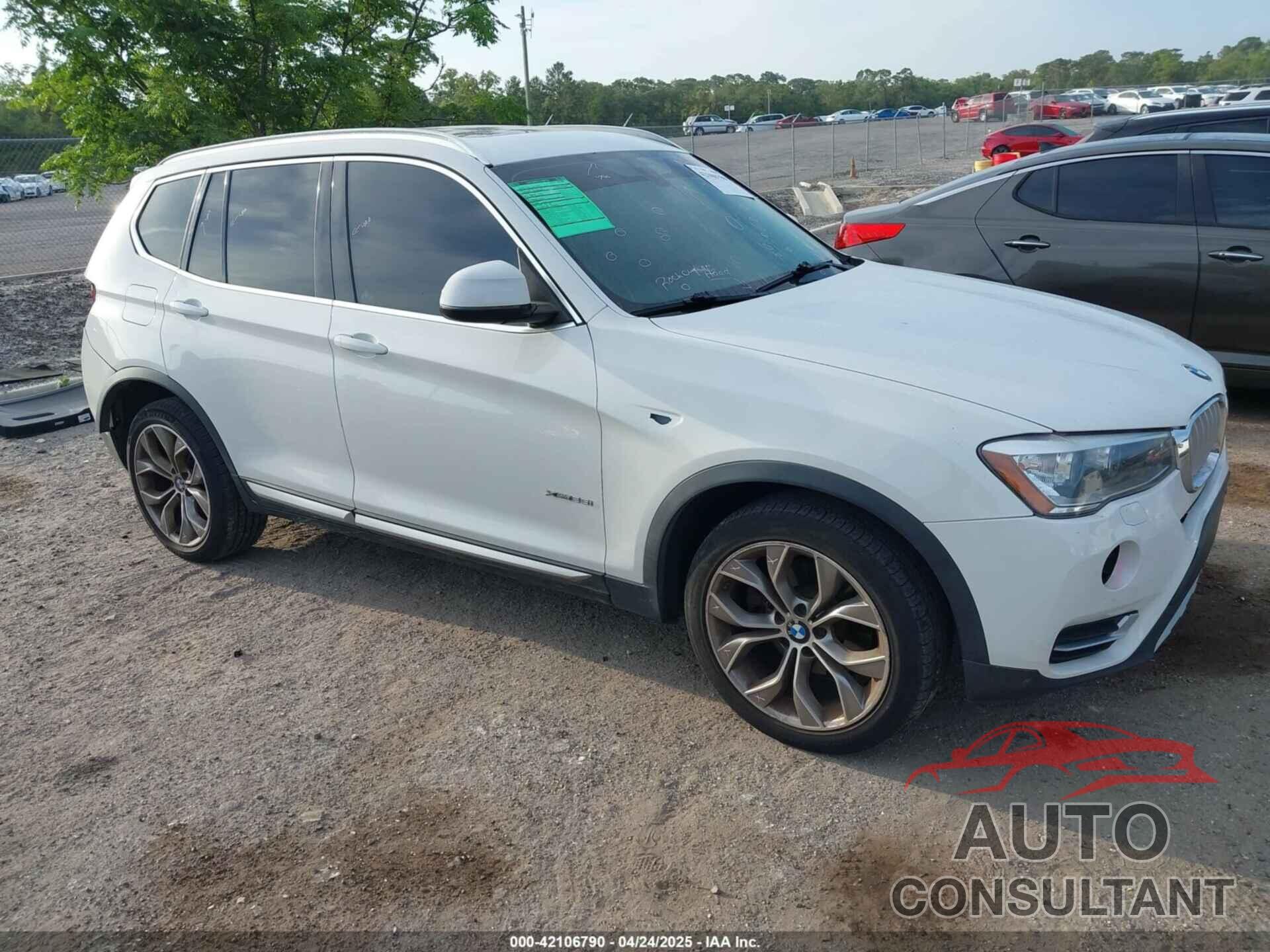 BMW X3 2015 - 5UXWX7C59F0K34313