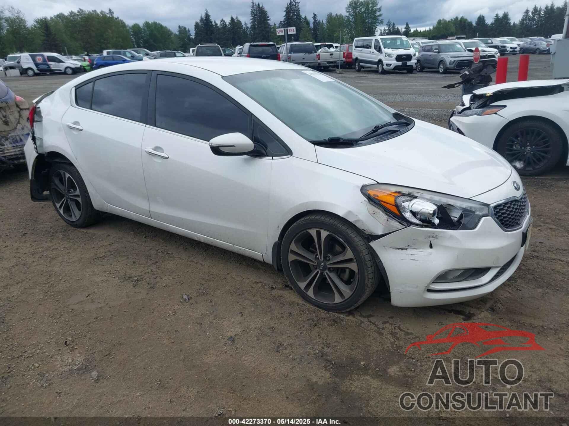 KIA FORTE 2016 - KNAFX4A89G5480745