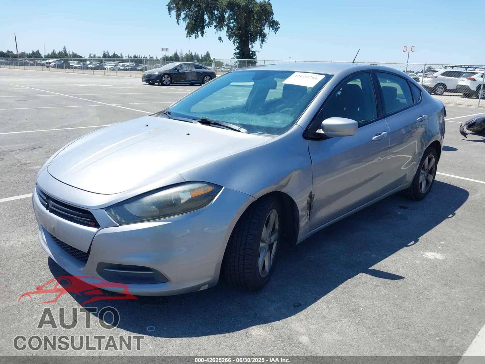 DODGE DART 2015 - 1C3CDFBB8FD320238