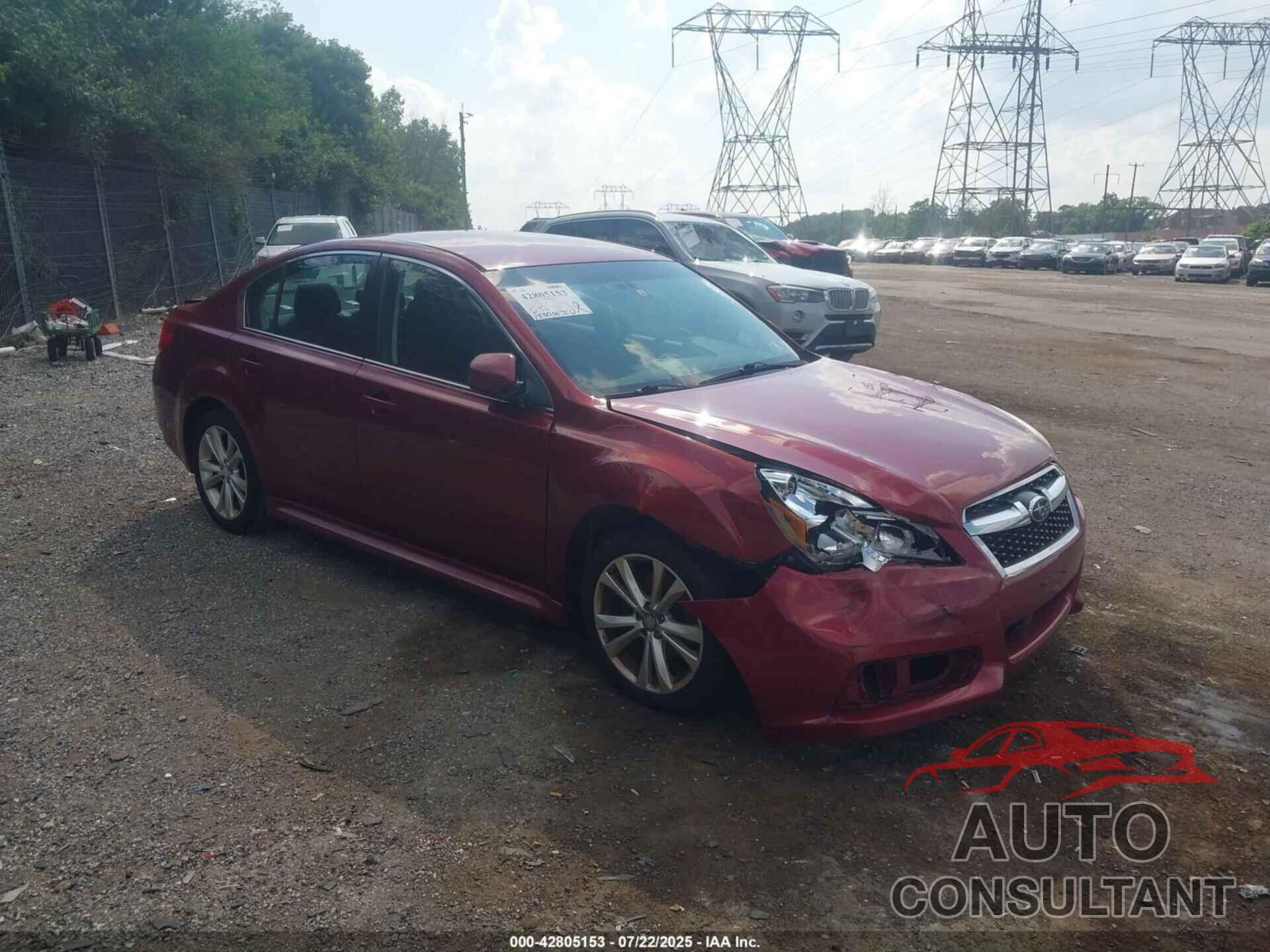 SUBARU LEGACY 2013 - 4S3BMBC64D3036898