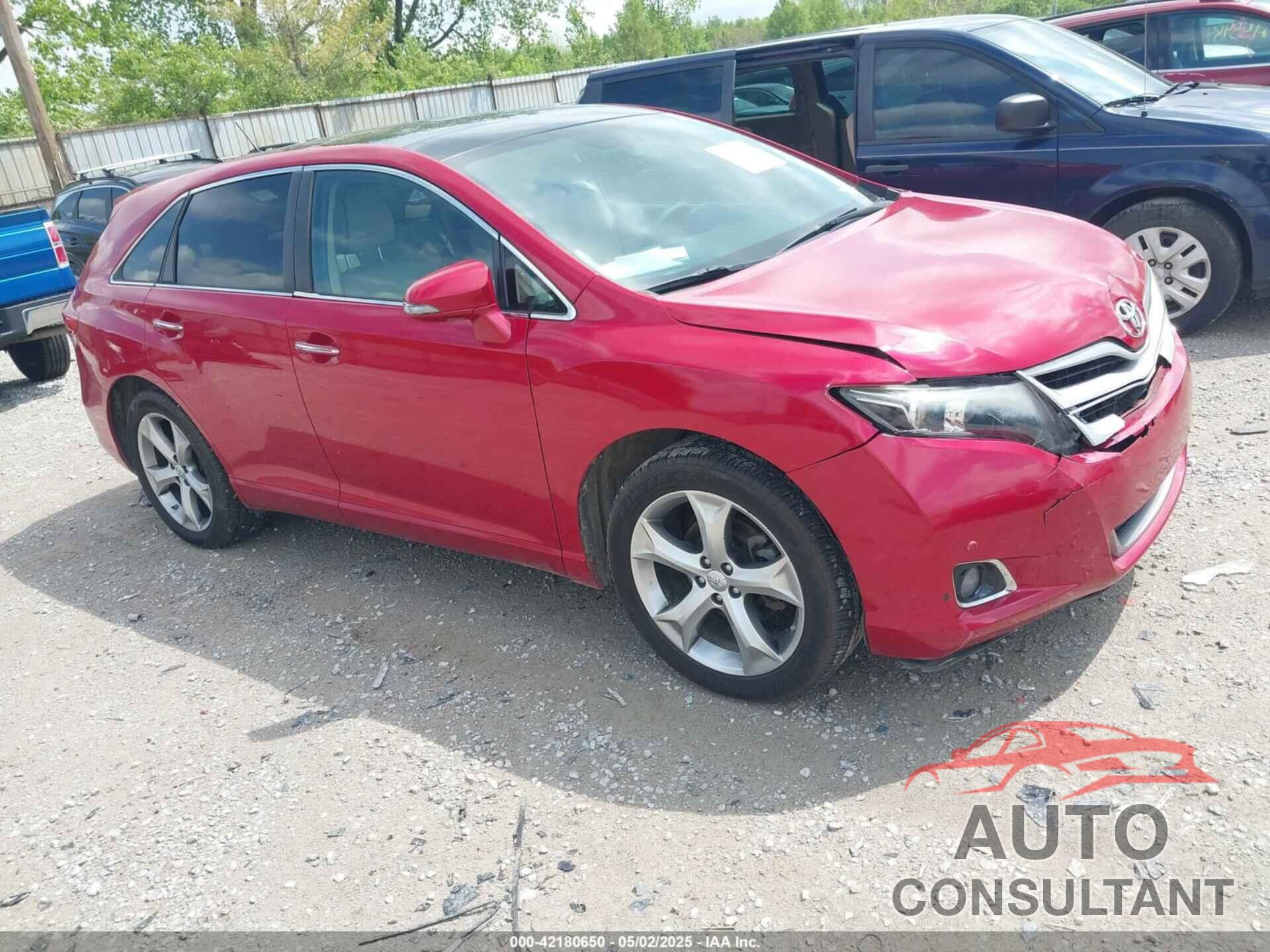 TOYOTA VENZA 2014 - 4T3BK3BB5EU108071