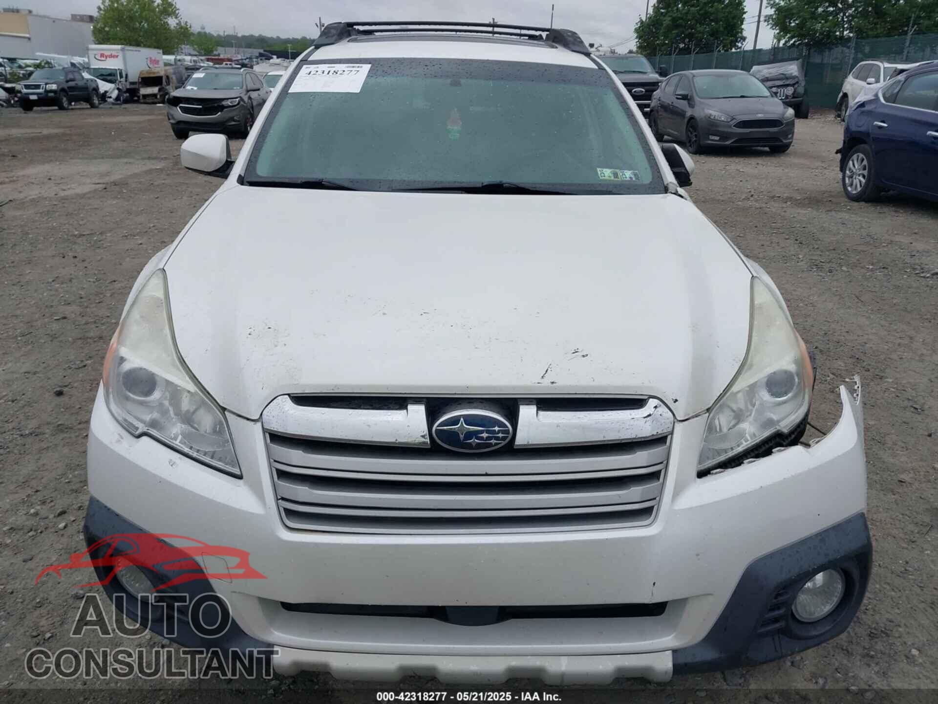 SUBARU OUTBACK 2013 - 4S4BRBKC1D3304620