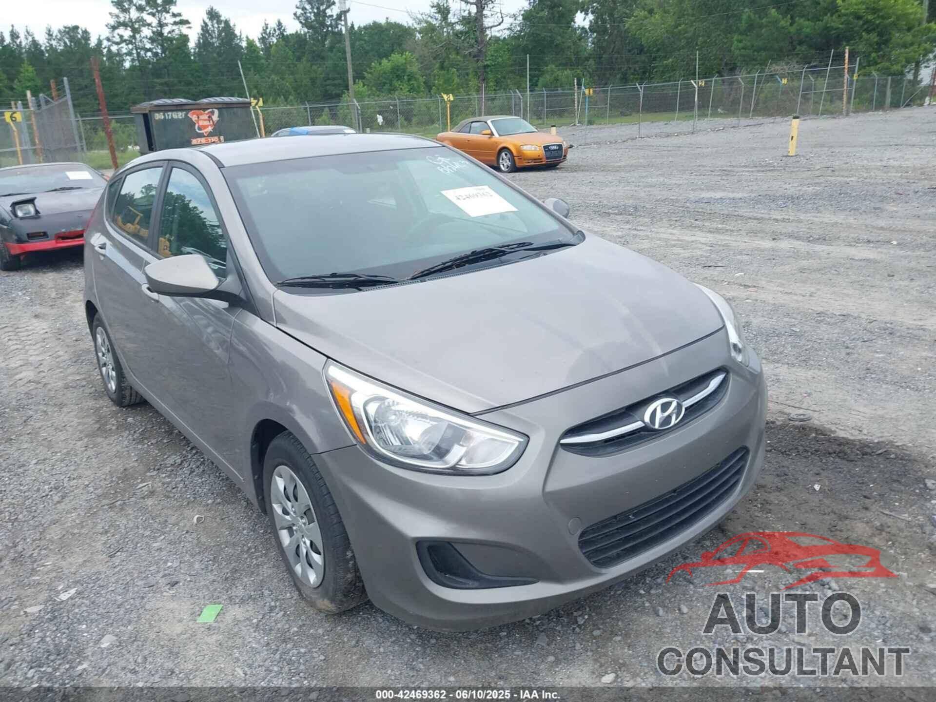 HYUNDAI ACCENT 2017 - KMHCT5AE7HU359504