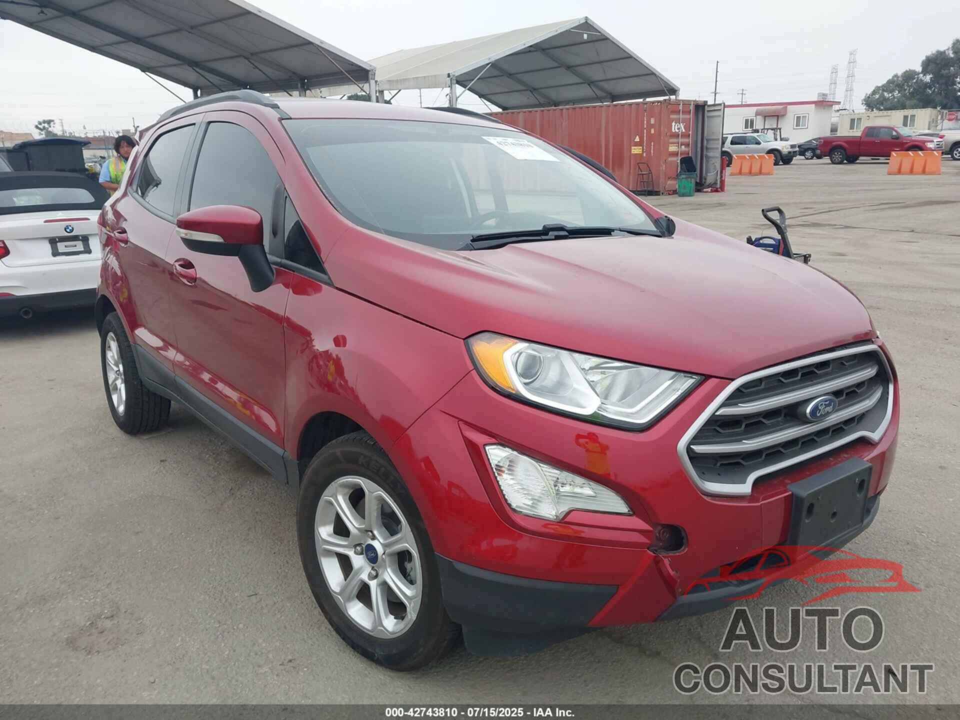 FORD ECOSPORT 2020 - MAJ3S2GE7LC350710
