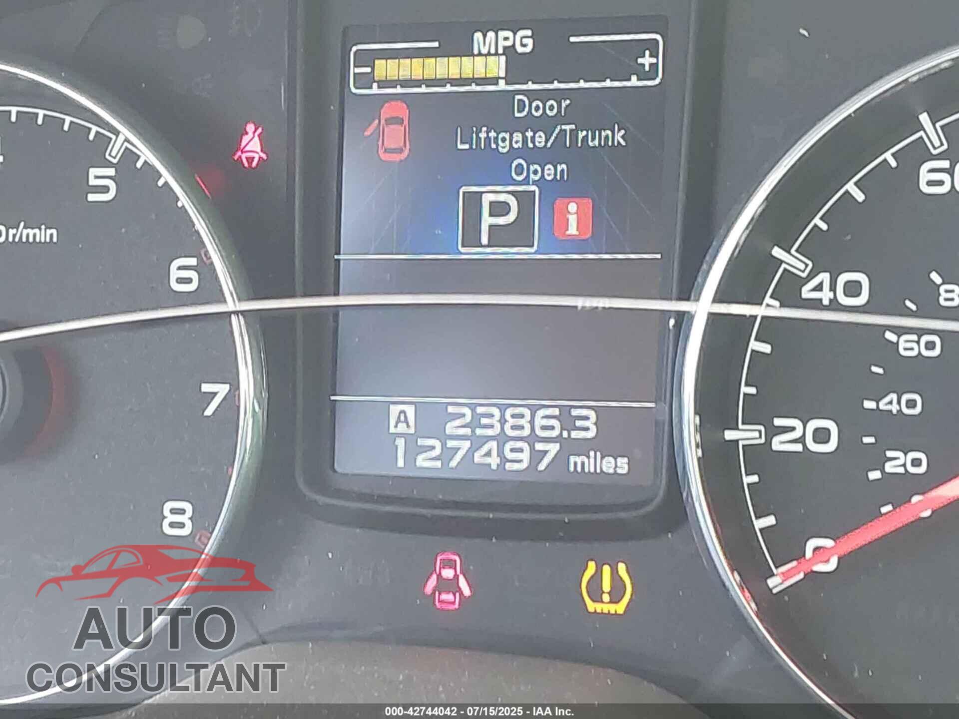 SUBARU OUTBACK 2014 - 4S4BRBLC8E3259997