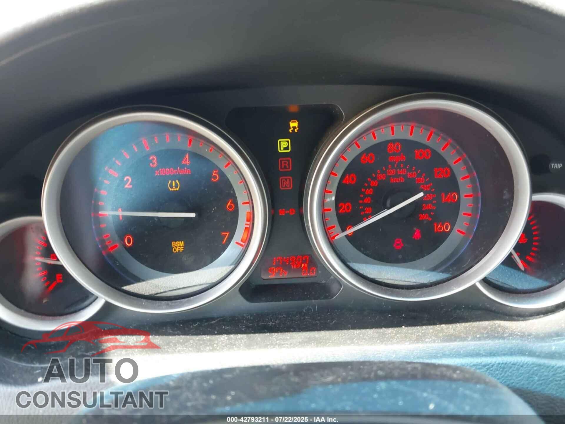 MAZDA MAZDA6 2010 - 1YVHZ8CH8A5M25487