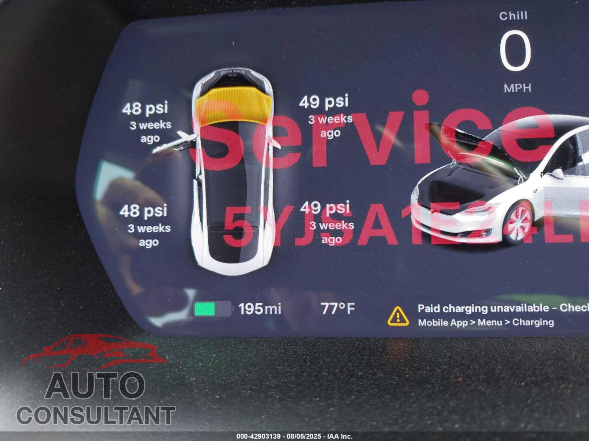 TESLA MODEL S 2020 - 5YJSA1E24LF399703
