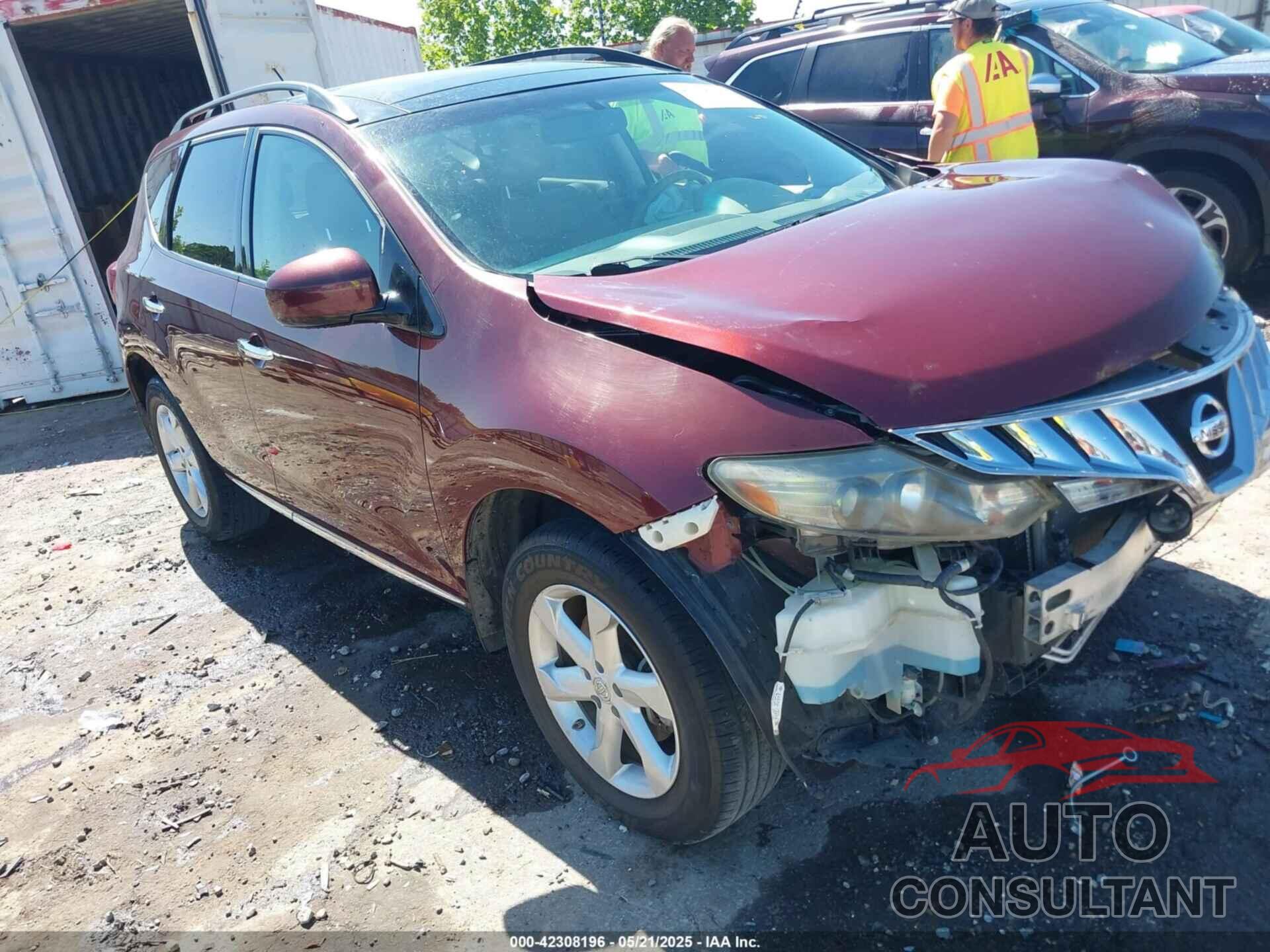 NISSAN MURANO 2009 - JN8AZ18W99W133492