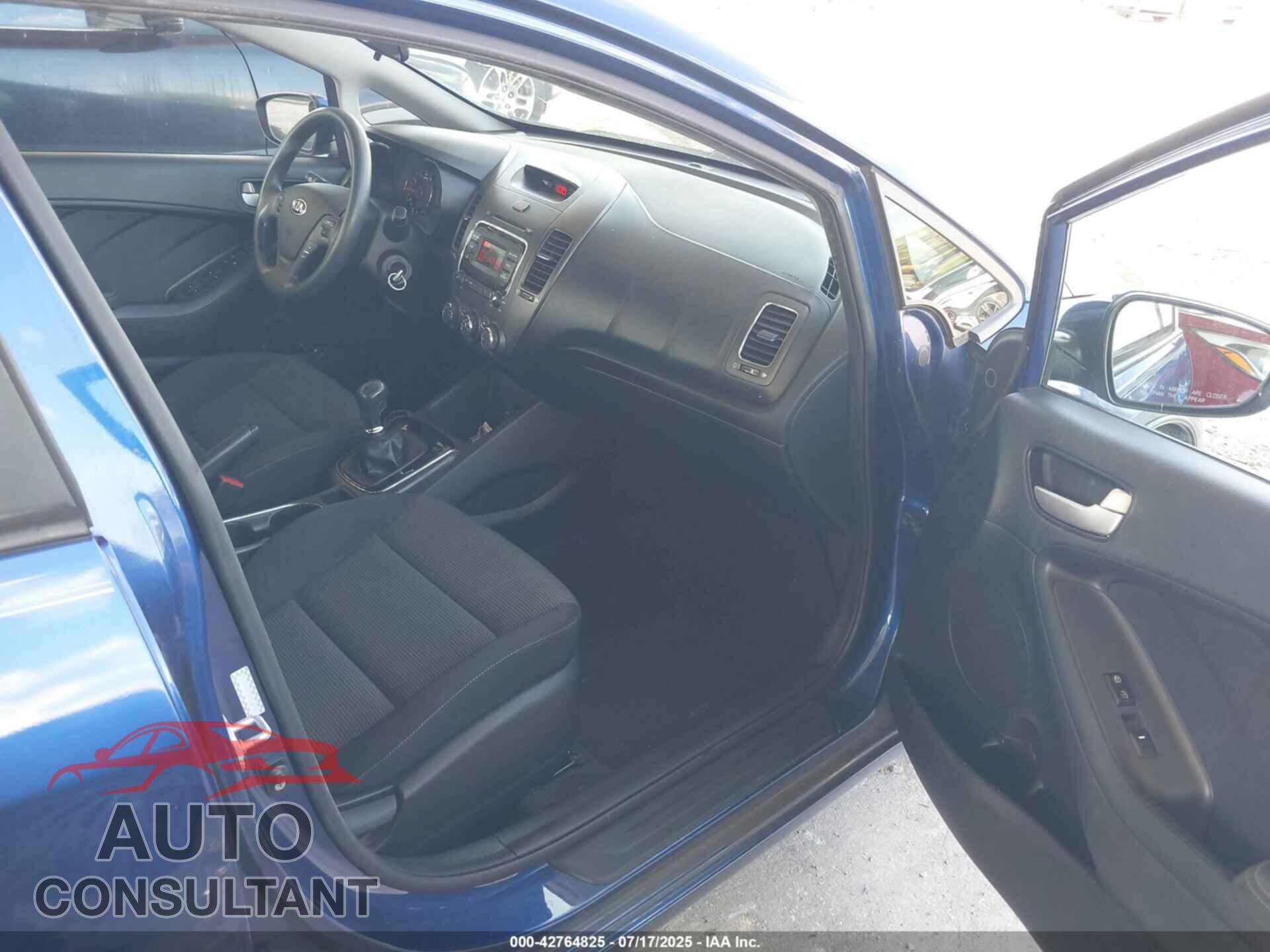 KIA FORTE 2017 - 3KPFK4A77HE048945