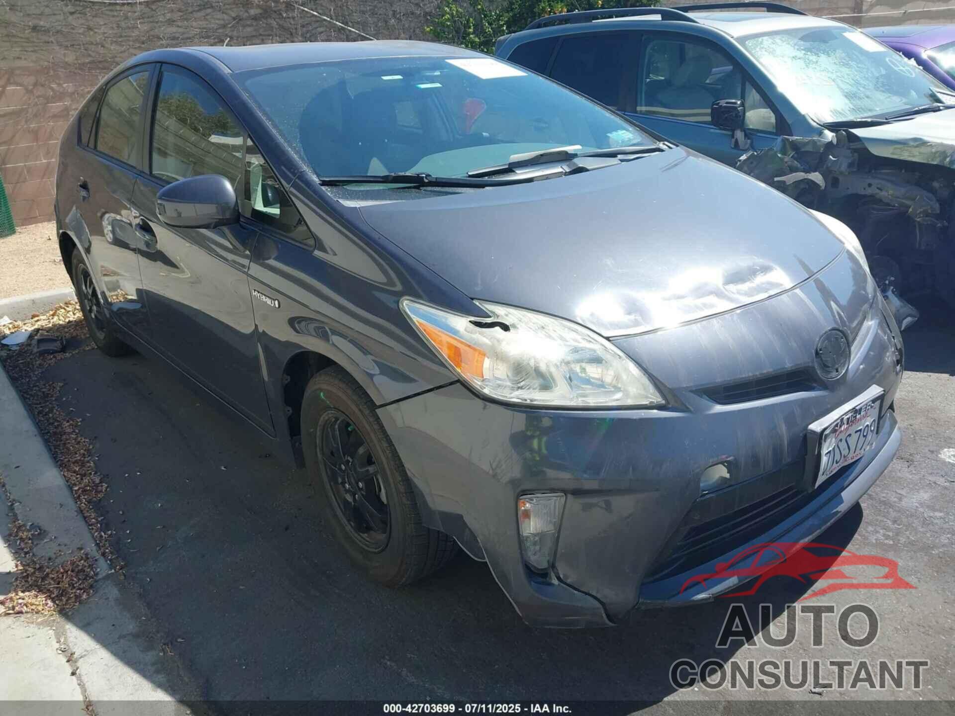 TOYOTA PRIUS 2013 - JTDKN3DU4D1734116