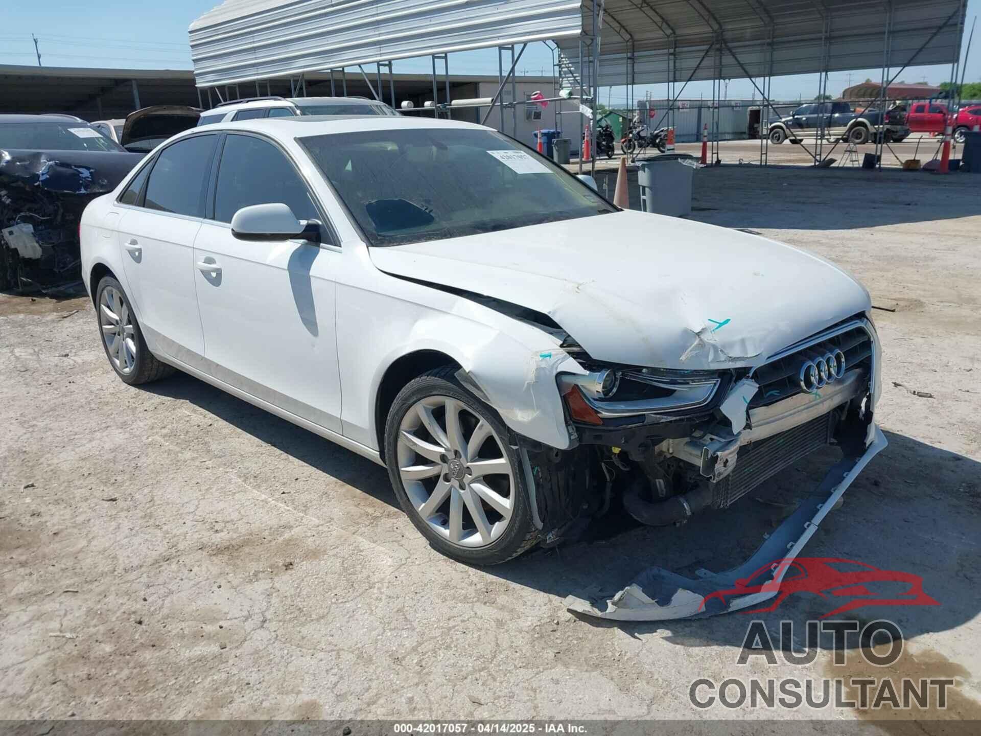 AUDI A4 2013 - WAUFFAFL2DN007960