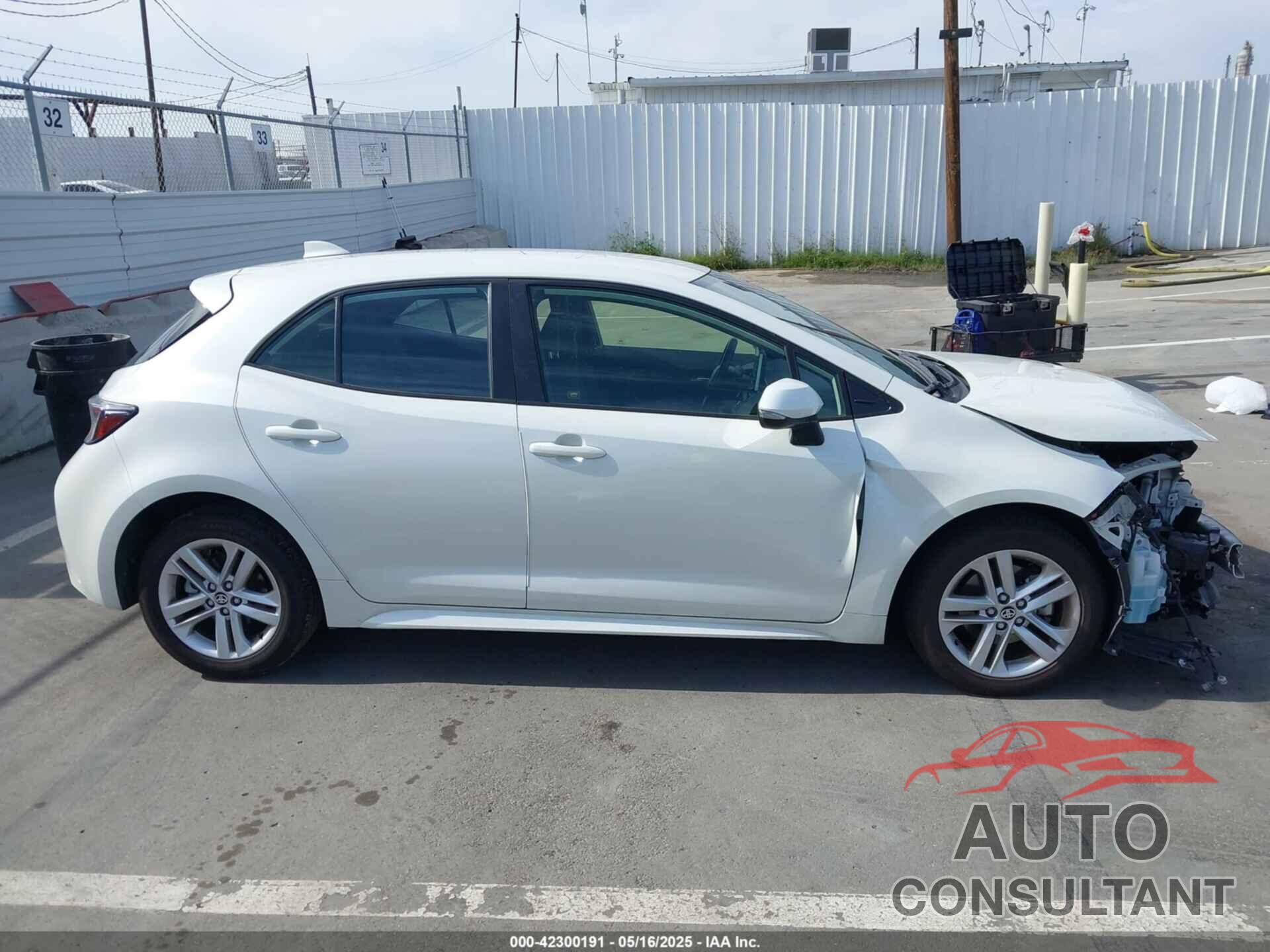 TOYOTA COROLLA 2020 - JTND4RBE4L3074488