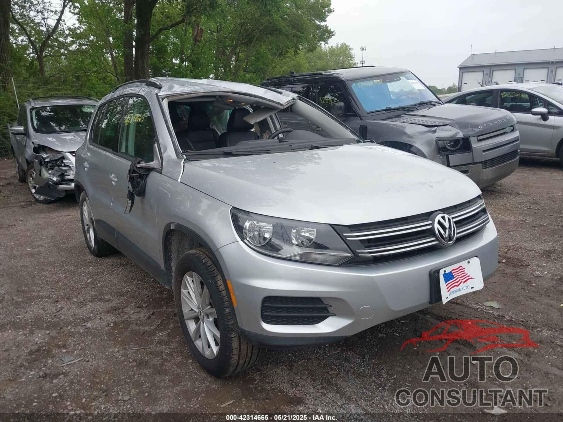 VOLKSWAGEN TIGUAN 2015 - WVGBV7AX9FW595477