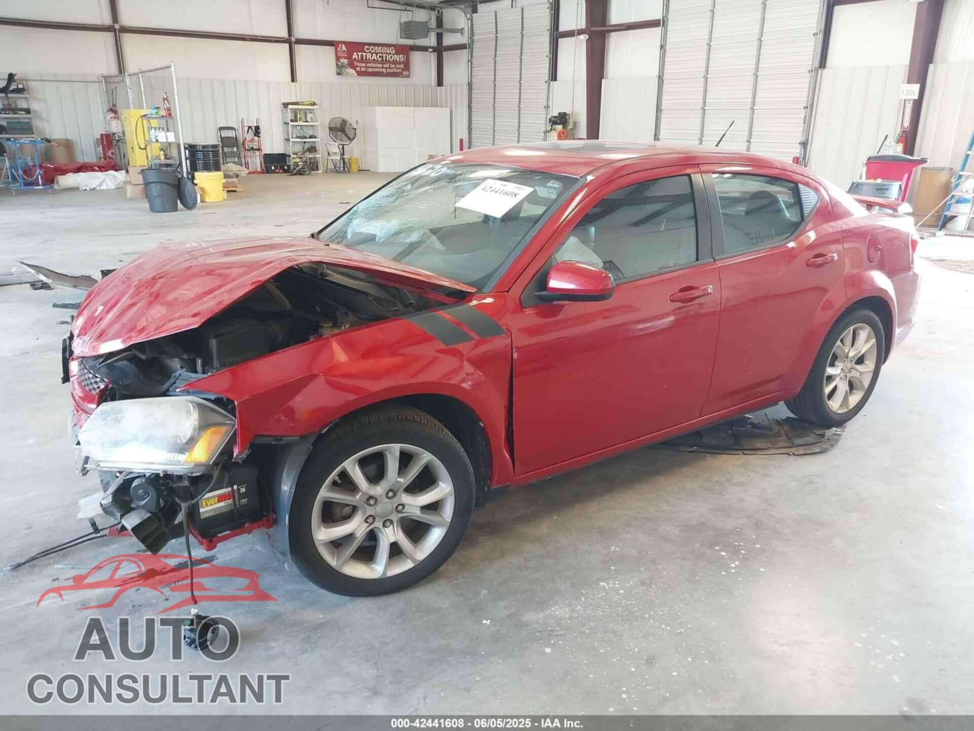 DODGE AVENGER 2013 - 1C3CDZBG4DN717756