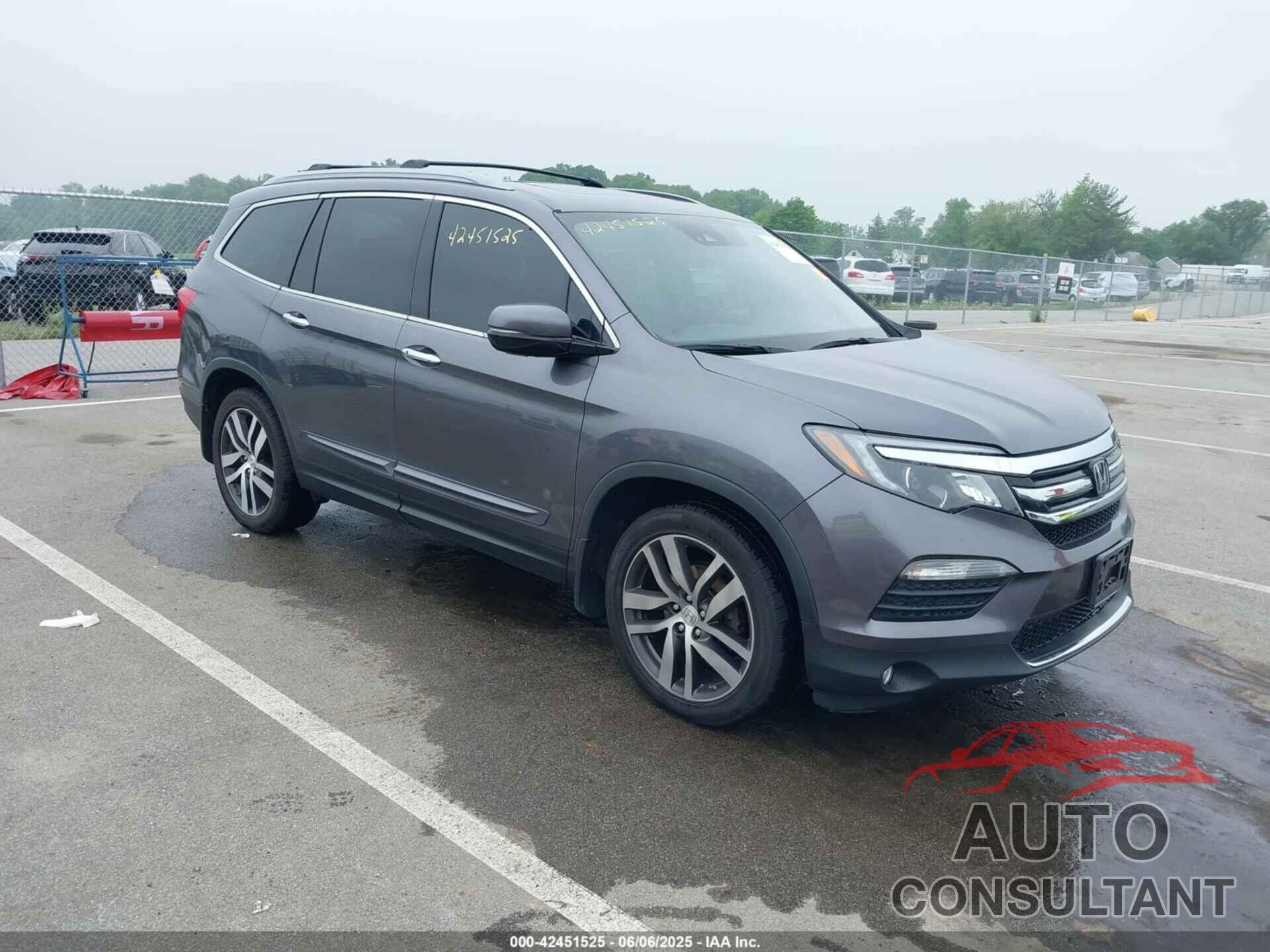 HONDA PILOT 2017 - 5FNYF6H06HB020680