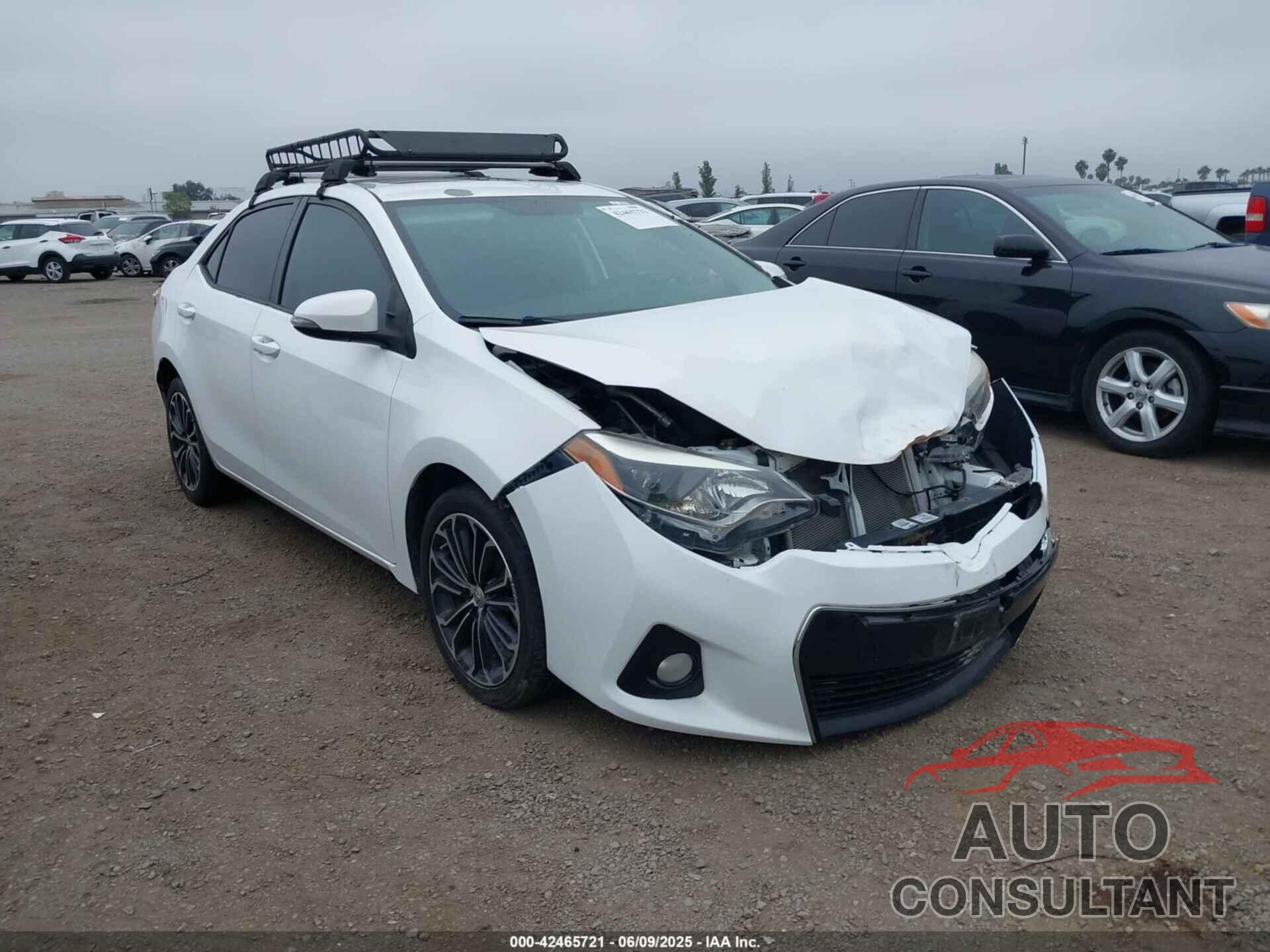 TOYOTA COROLLA 2014 - 5YFBURHE7EP027288