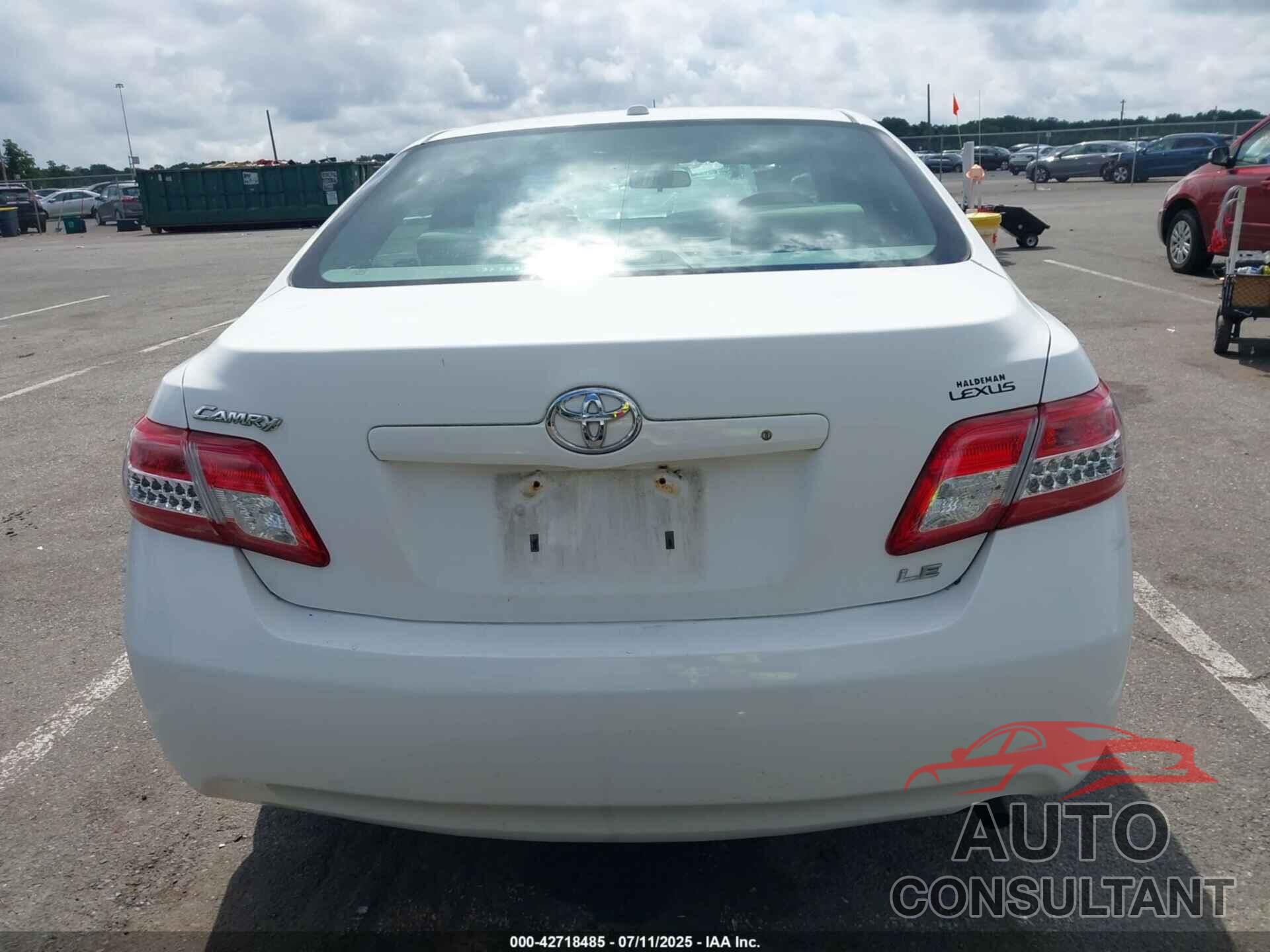TOYOTA CAMRY 2010 - 4T1BF3EK4AU580460