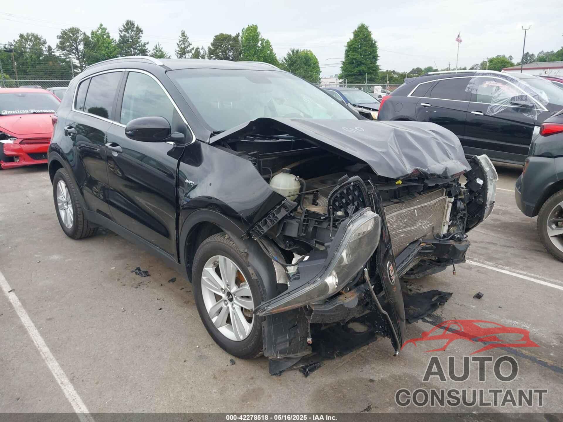 KIA SPORTAGE 2017 - KNDPMCAC1H7220862