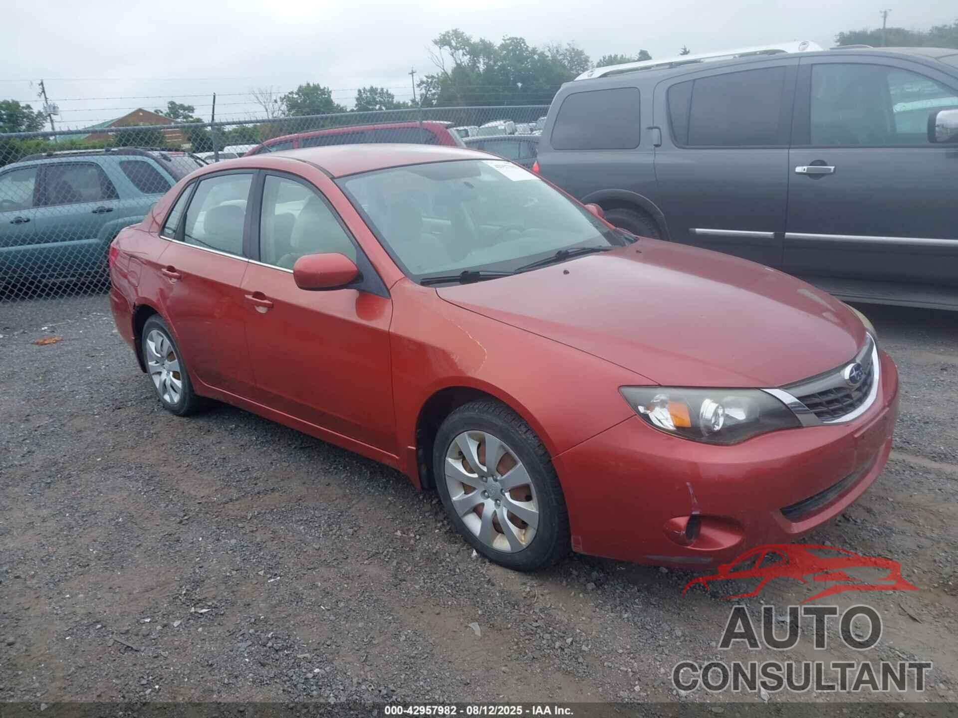 SUBARU IMPREZA 2009 - JF1GE61689H503768
