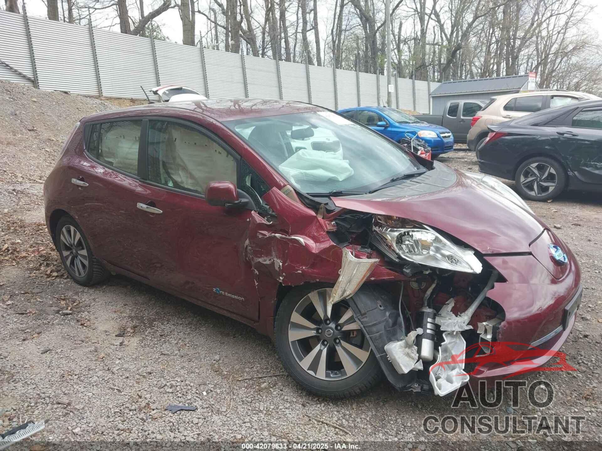 NISSAN LEAF 2017 - 1N4BZ0CP9HC302538