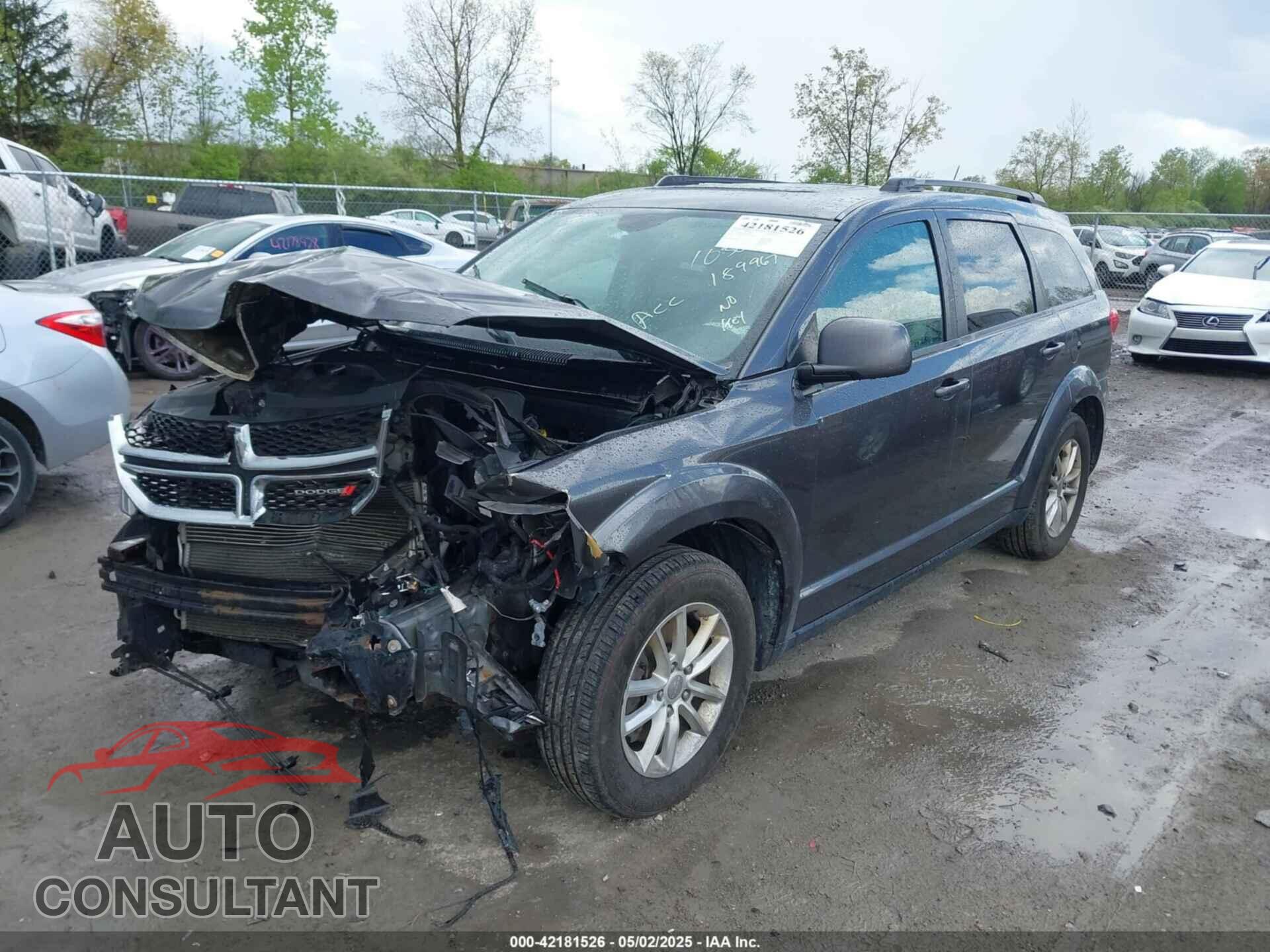 DODGE JOURNEY 2014 - 3C4PDCBB5ET189967
