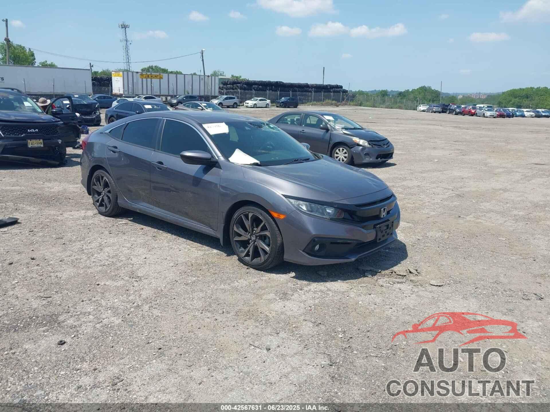 HONDA CIVIC 2019 - 2HGFC2F89KH595697