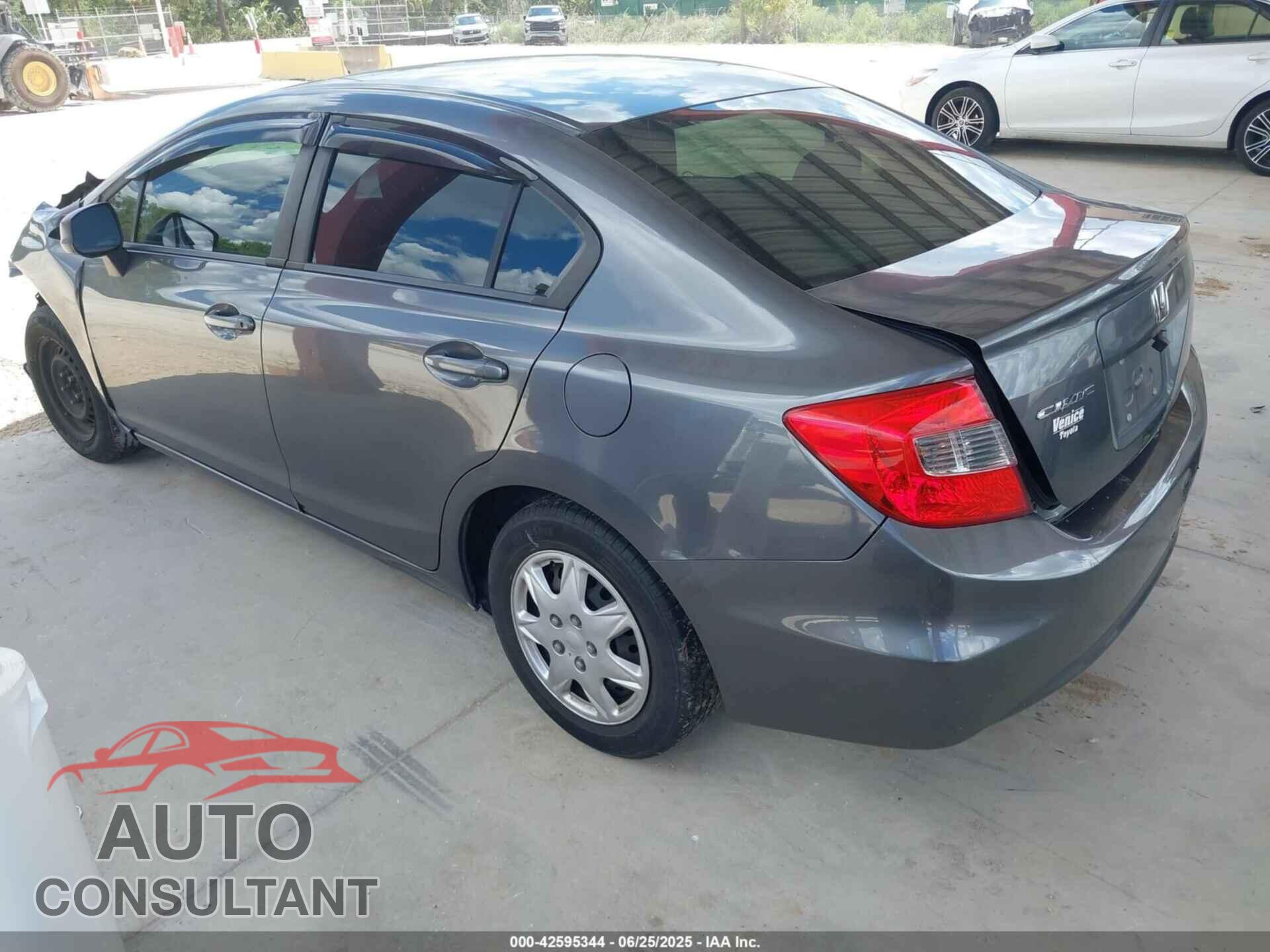 HONDA CIVIC 2012 - 19XFB2F56CE343538